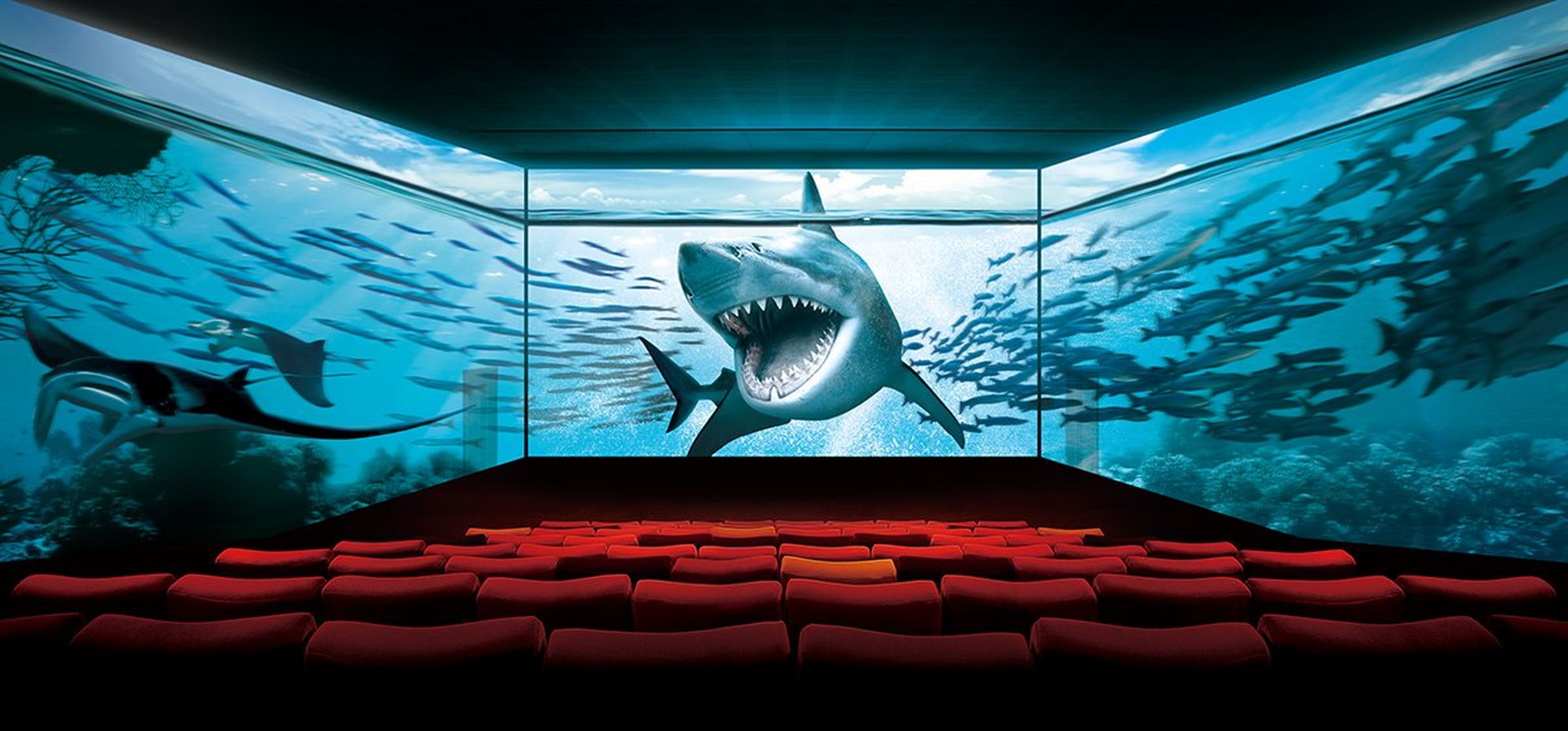 ScreenX, llegan los cines con tres pantallas para competir con Netflix