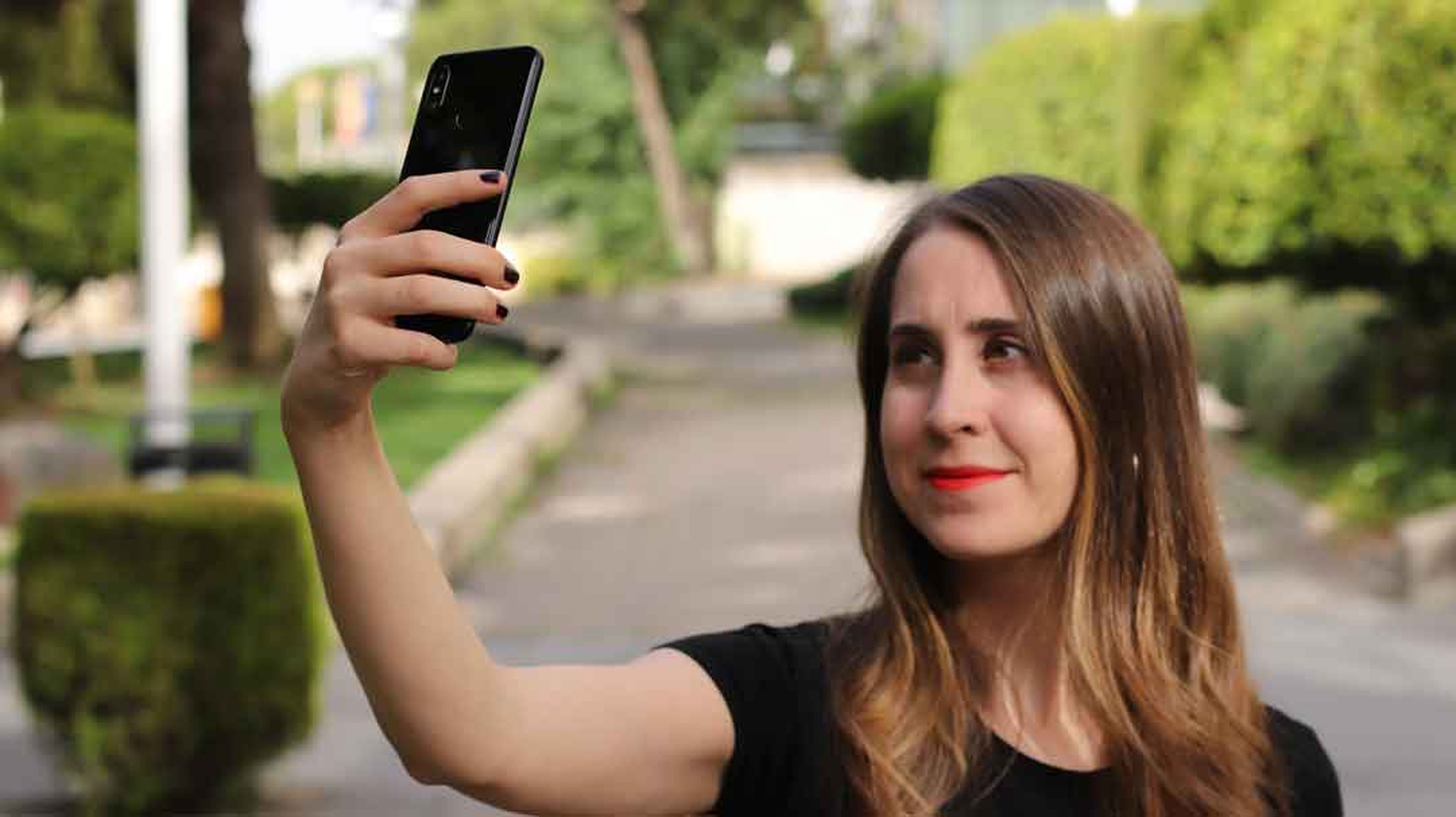Selfie con el Xiaomi Mi 8
