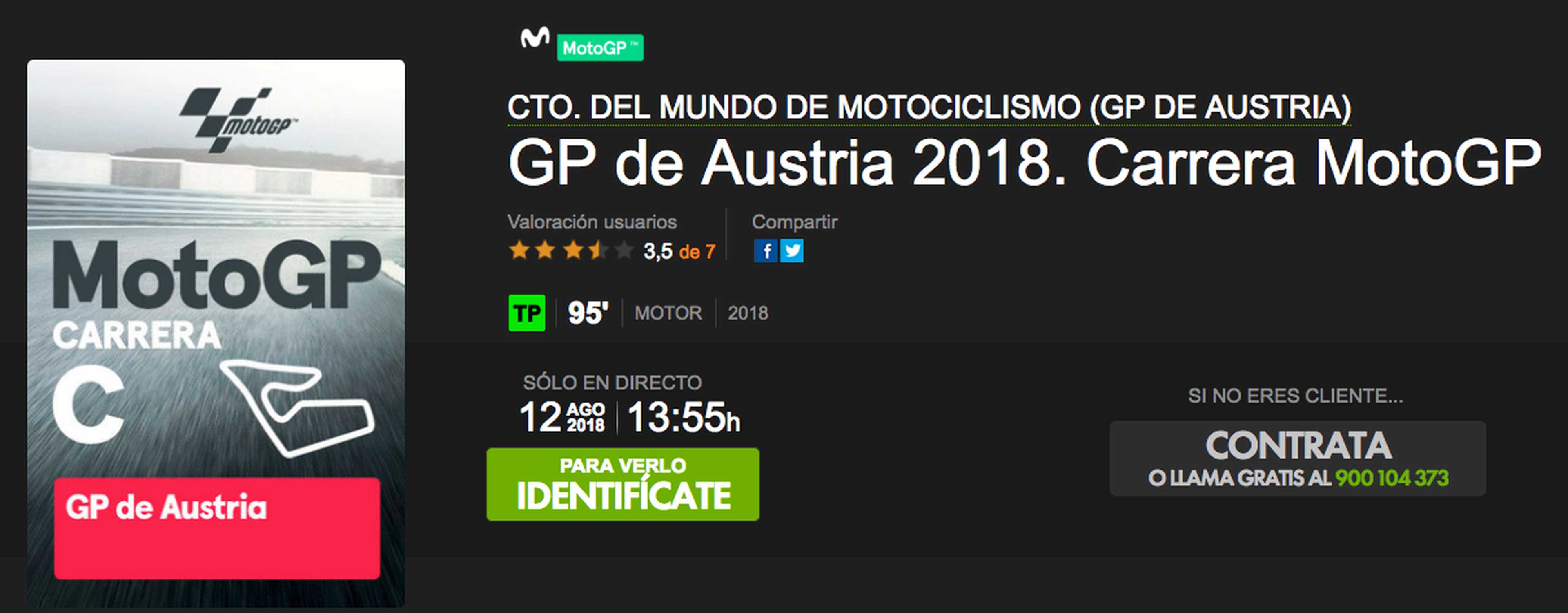 ver motogp austria 2018 online