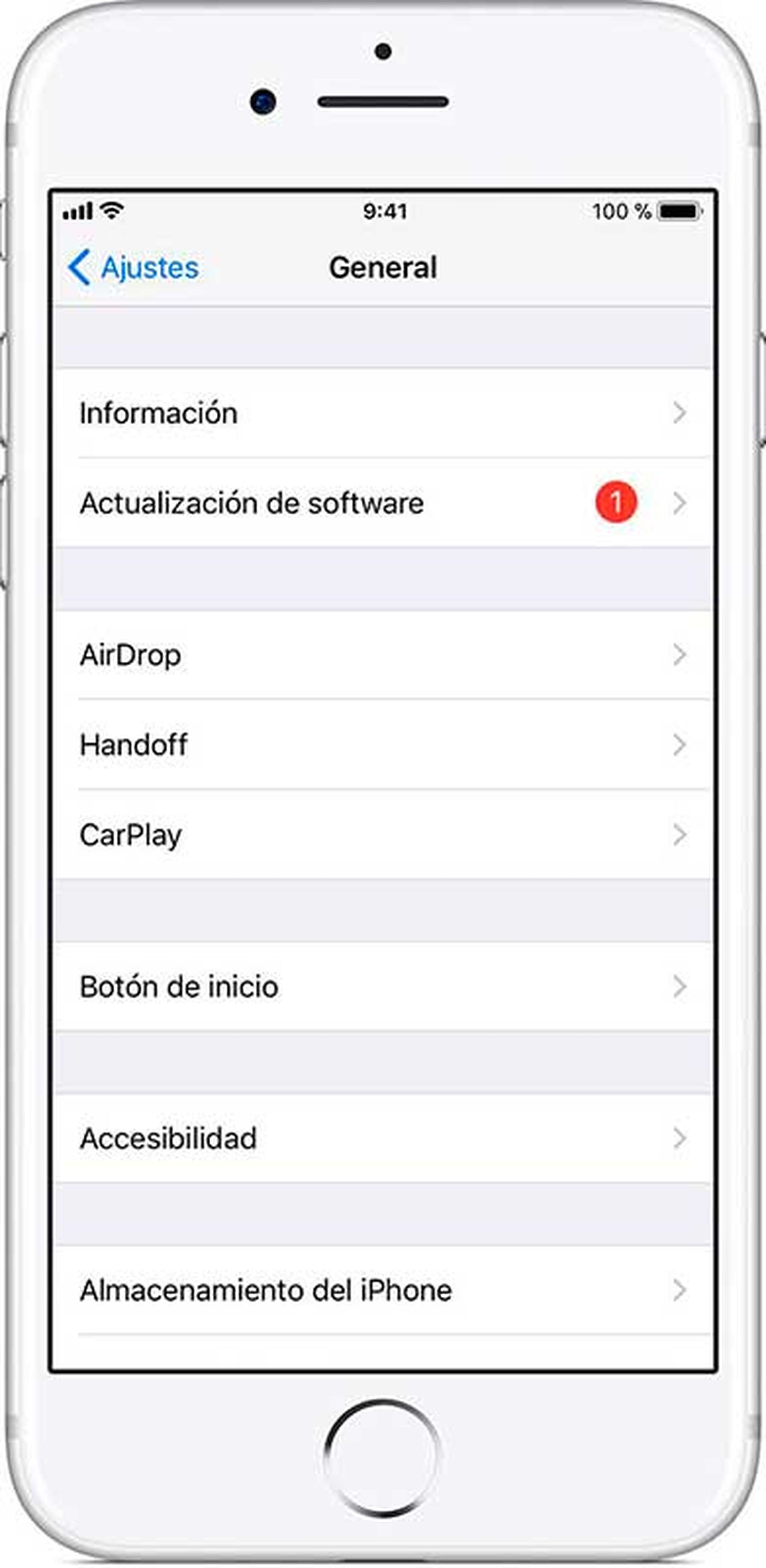 actualizar ios