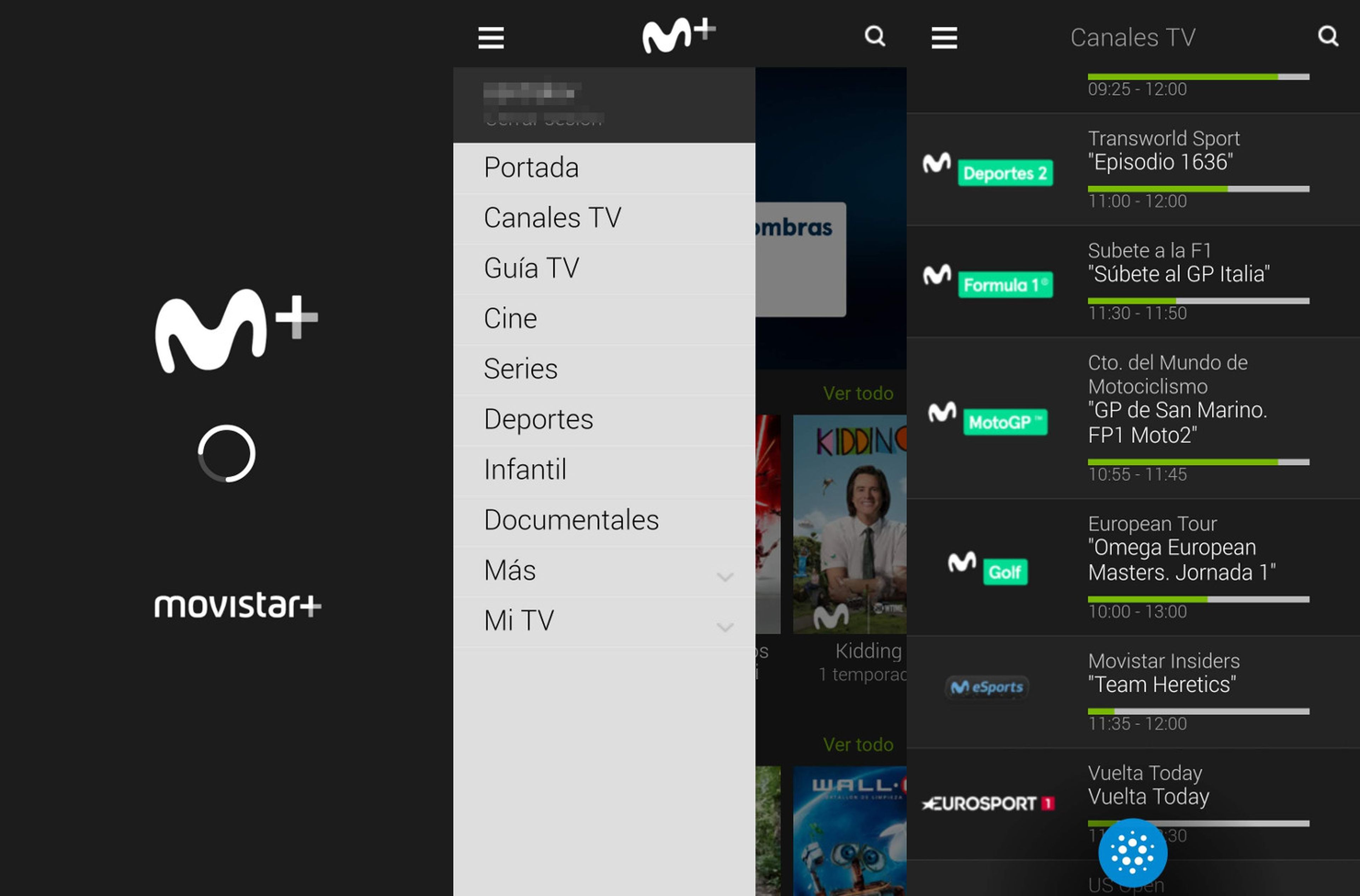 Así puedes reproducir un canal en la aplicación de Movistar+