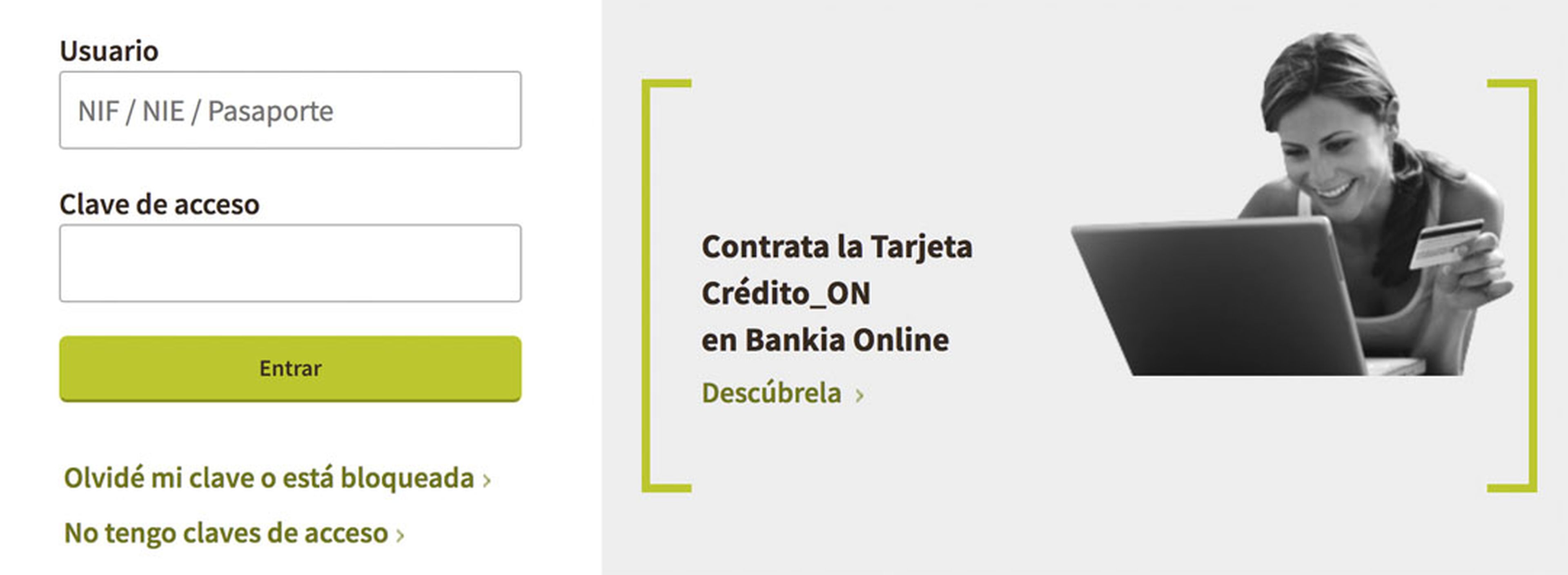 Bankia por Internet