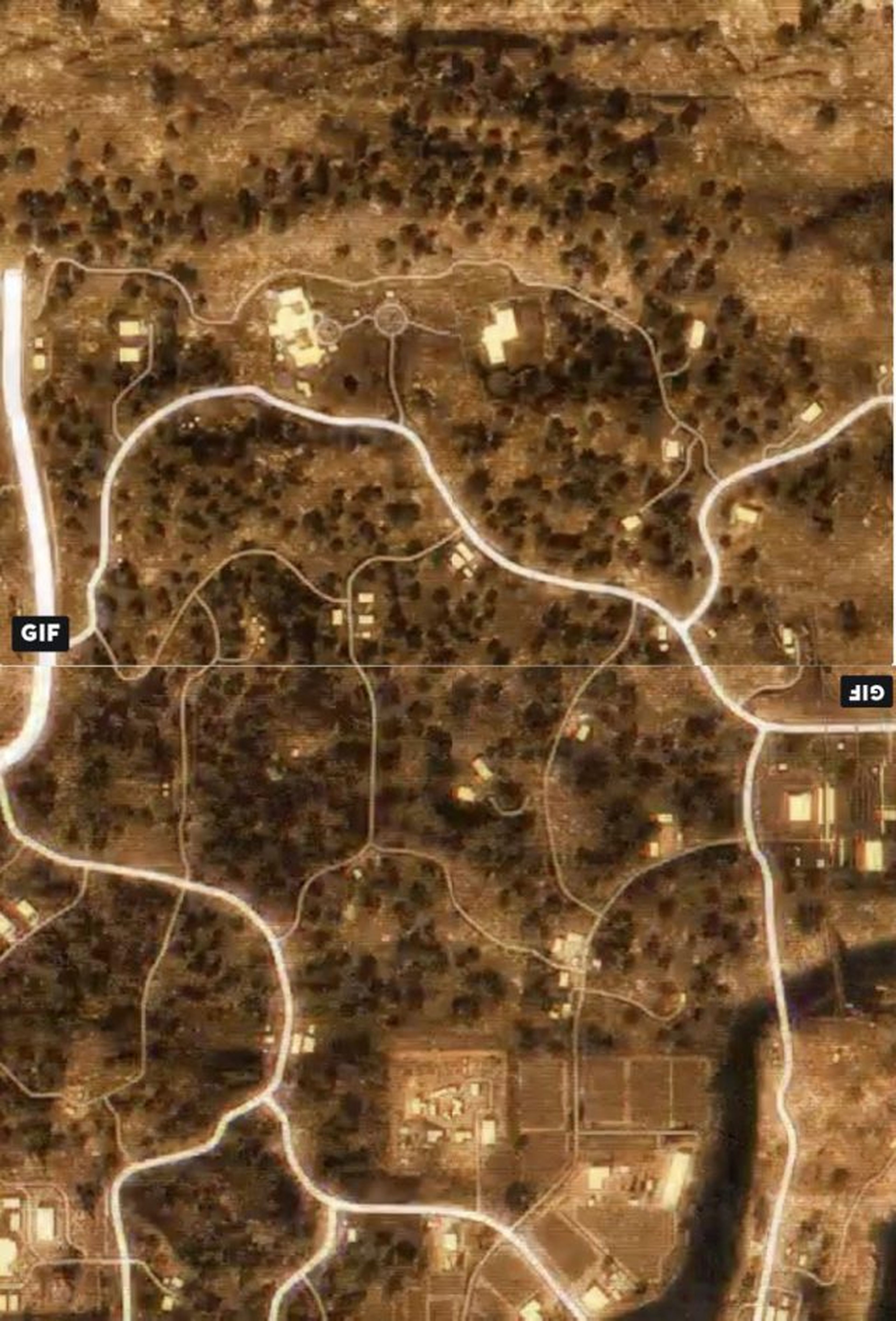 Supuesta imagen del mapa de Blackout.