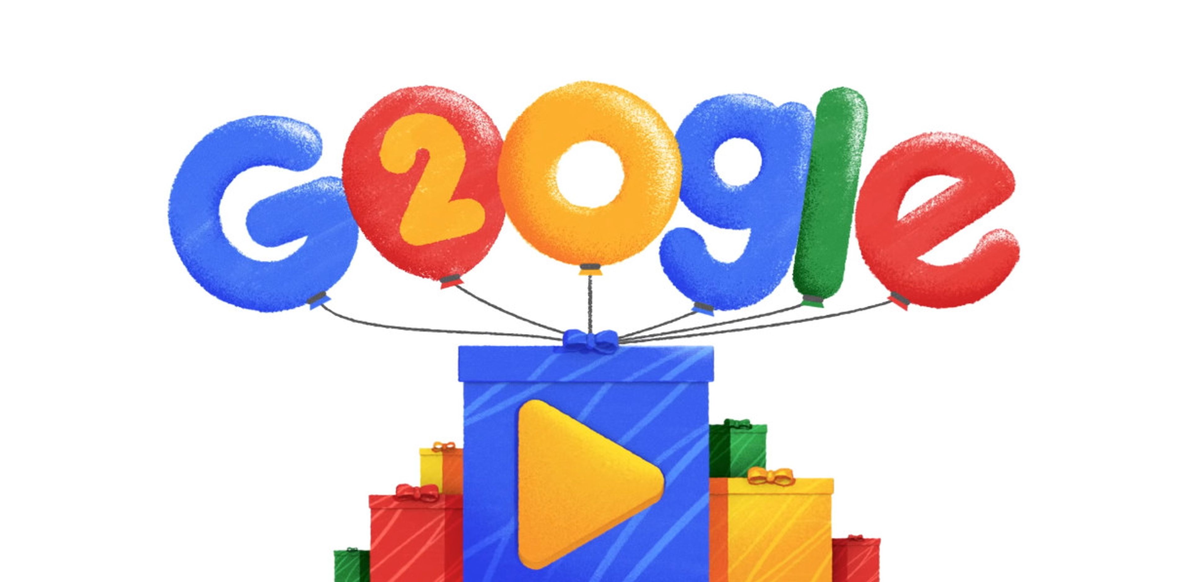 Cumpleaños de Google