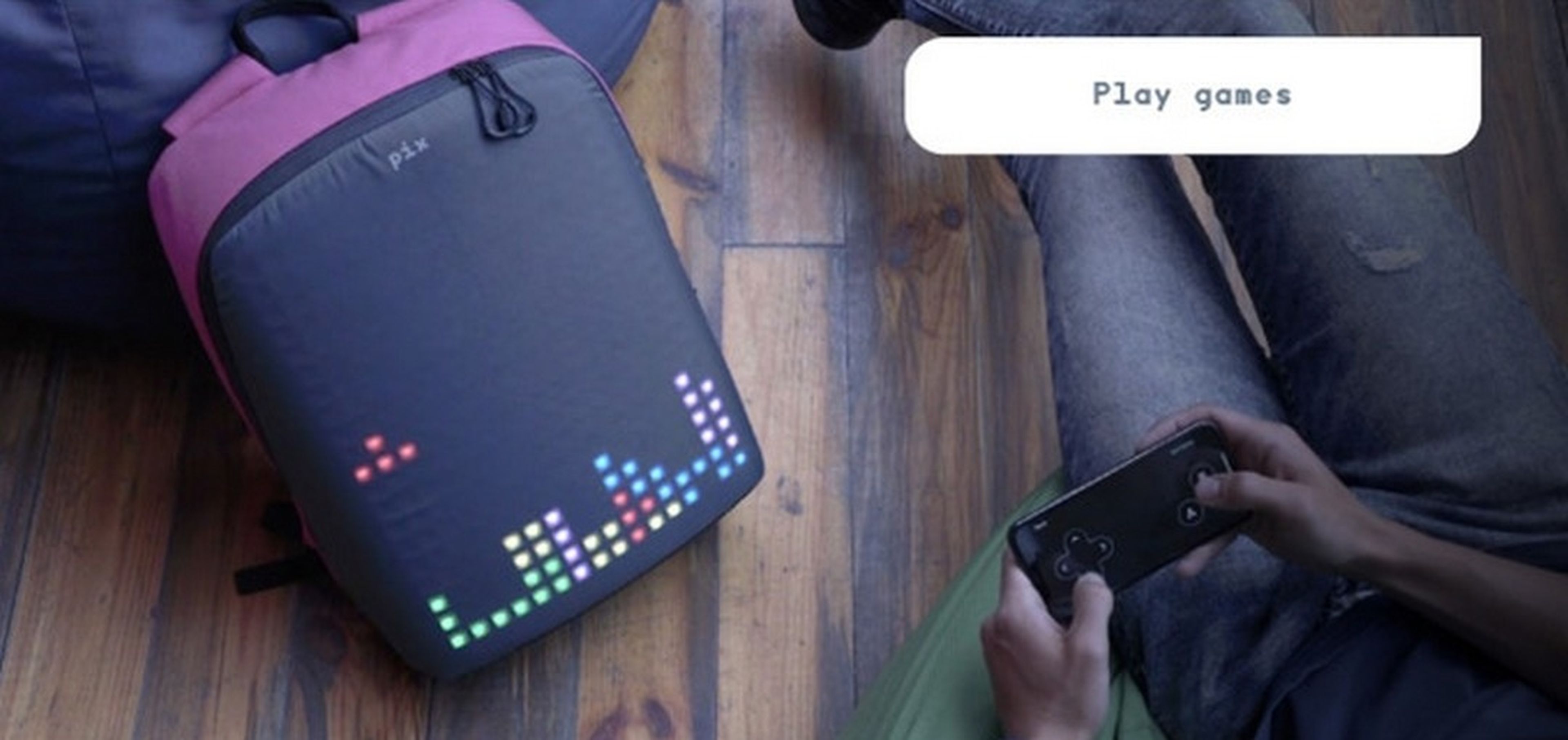 Pix, la mochila urbana con emojis LED programables