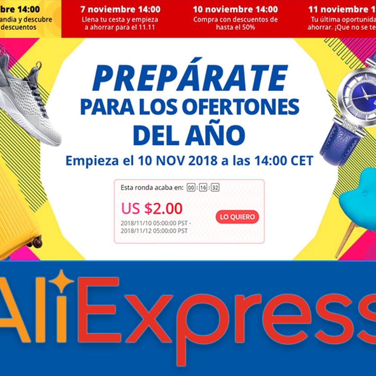 No te pierdas las mejores ofertas del 11.11 de AliExpress que empieza hoy: ¡ descuentos y