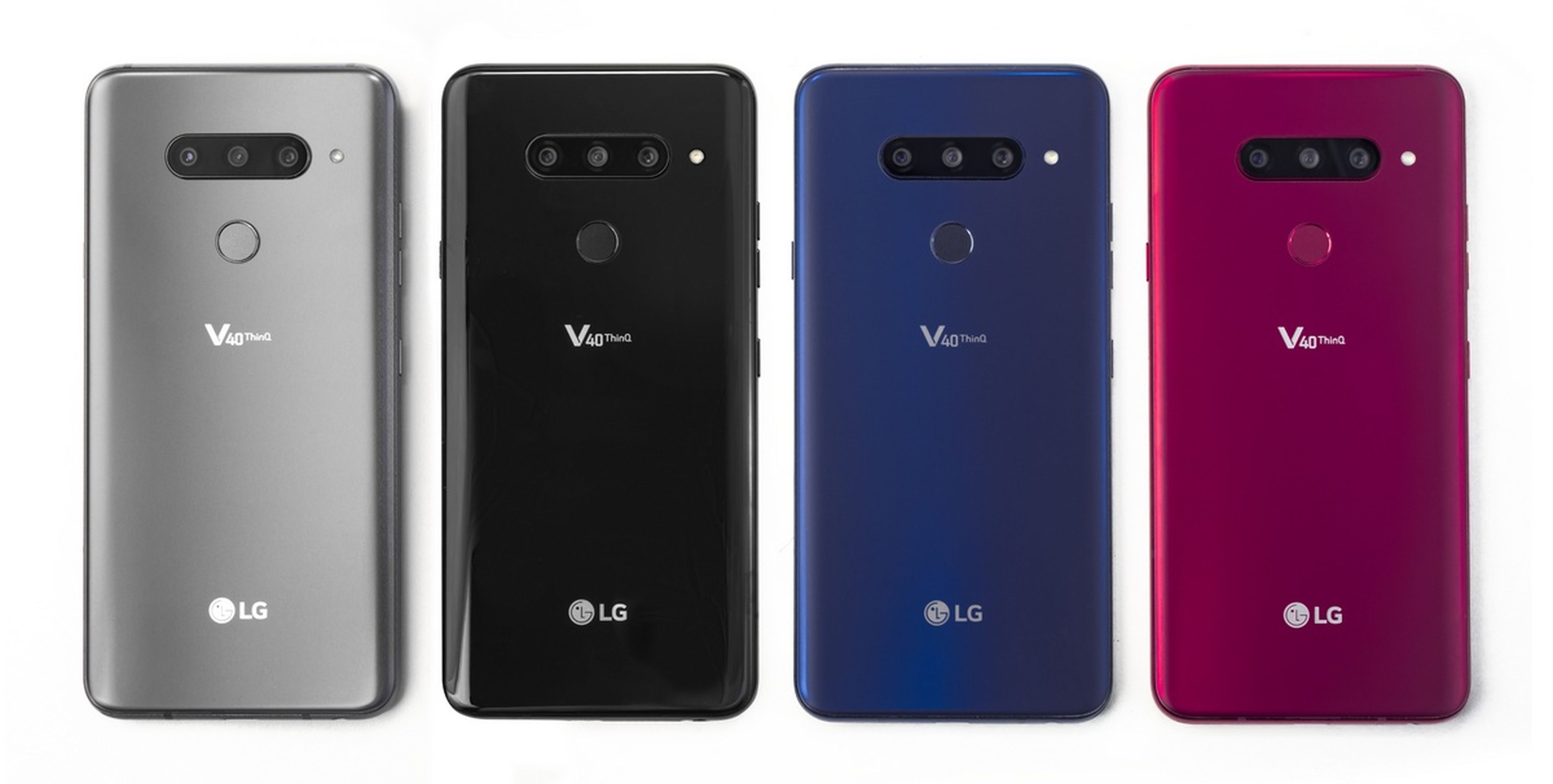 LG V40 ThinQ, presentado el móvil con 5 cámaras de LG, y el reloj LG Watch W7