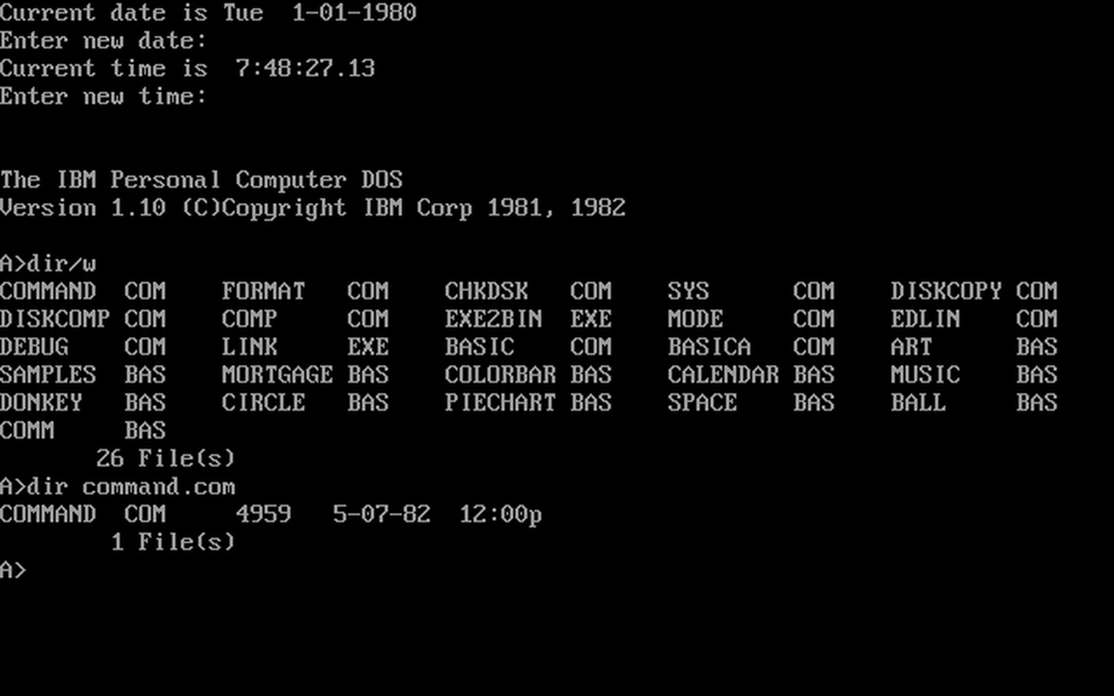 Microsoft cuelga el código fuente del mítico MS-DOS en GitHub