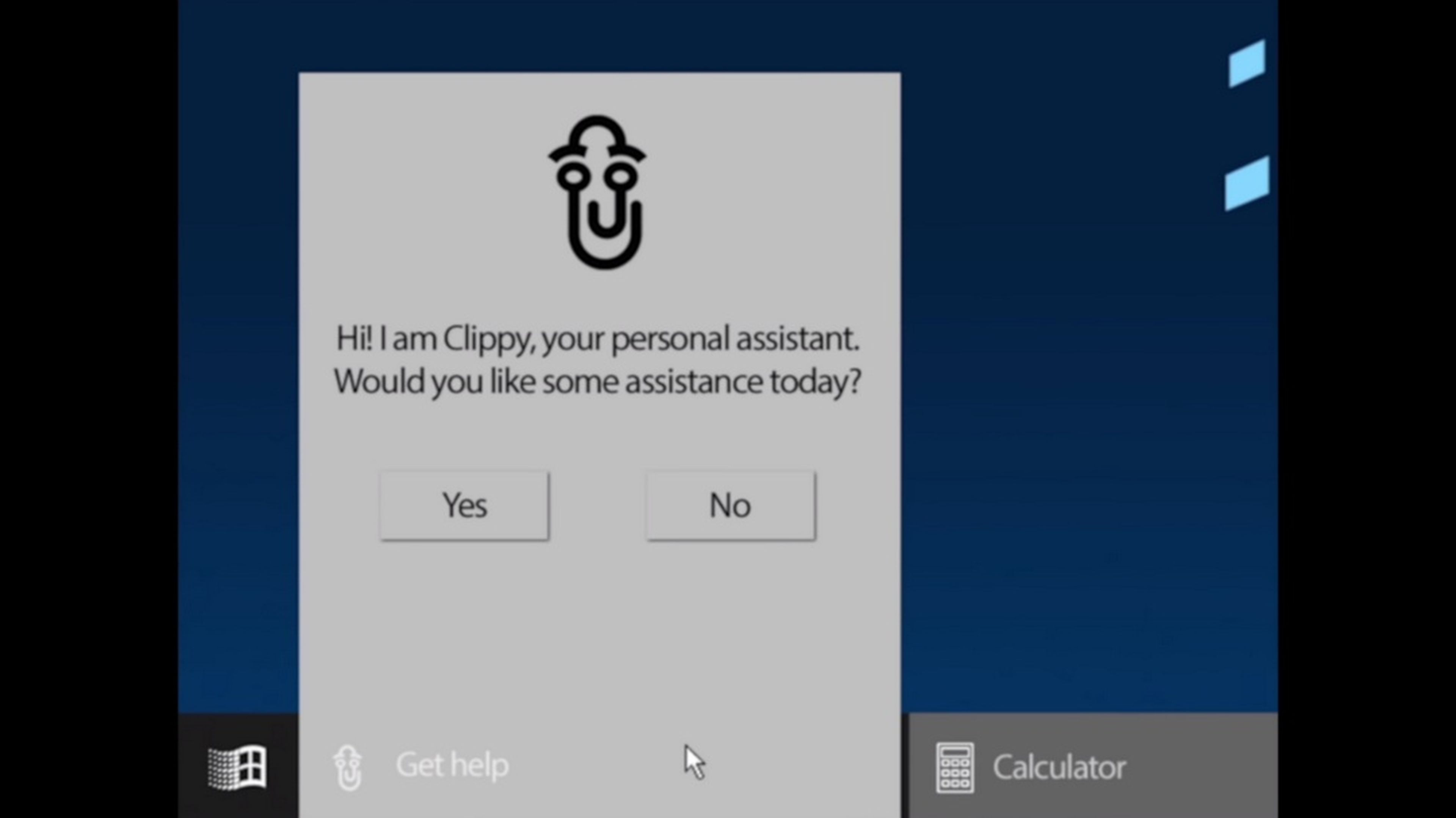 Windows 10, versión año 1990: el retorno de Clippy