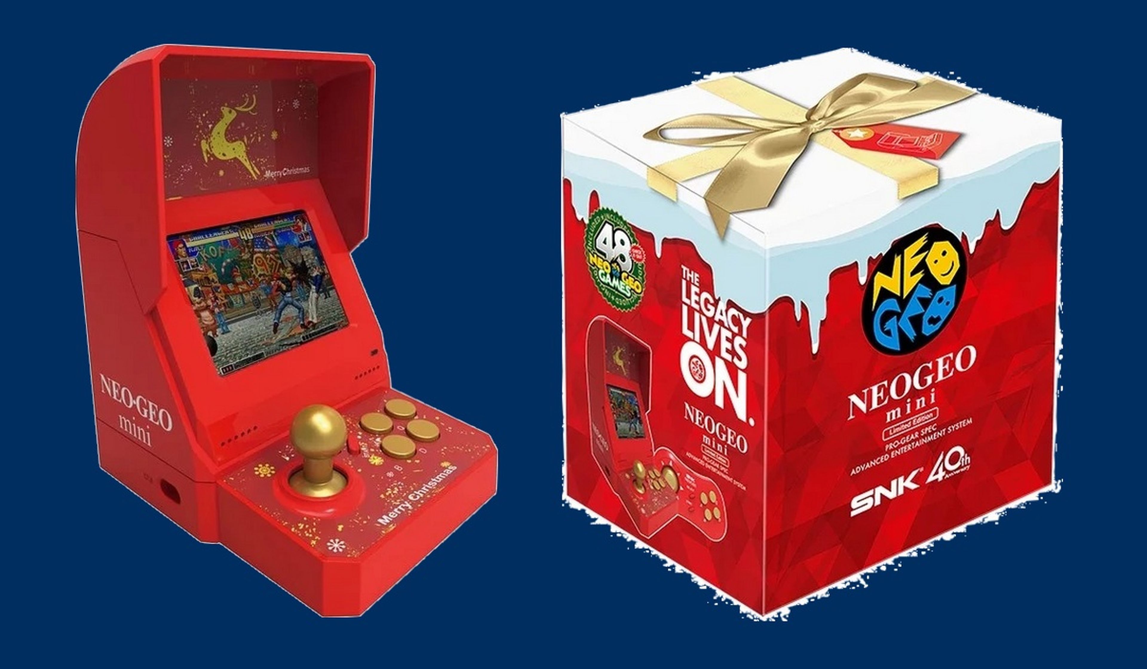 Neo Geo Mini SNk mini International Edition con 40 juegos