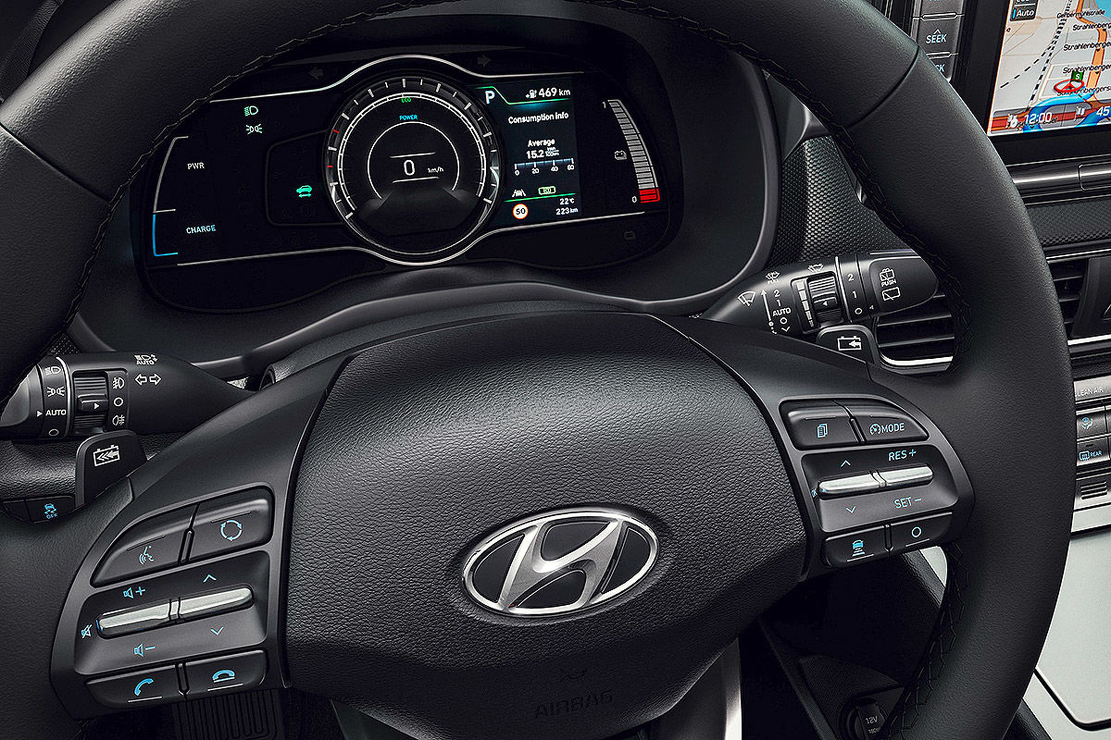 Al volante del Hyundai Kona Elektro