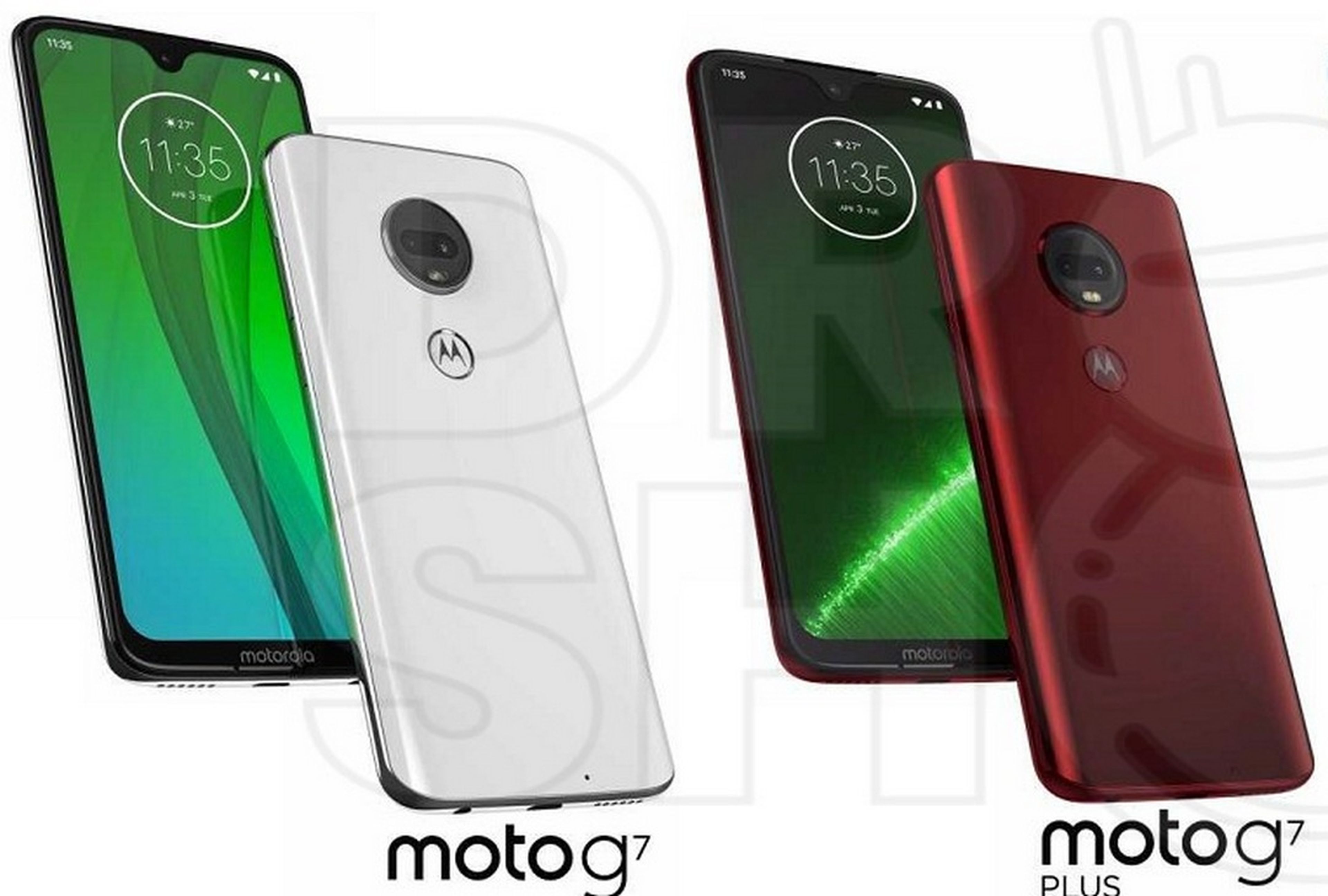 Develados los nuevos Motorola Moto G7, G7 Power, G7 Play y G7 Plus