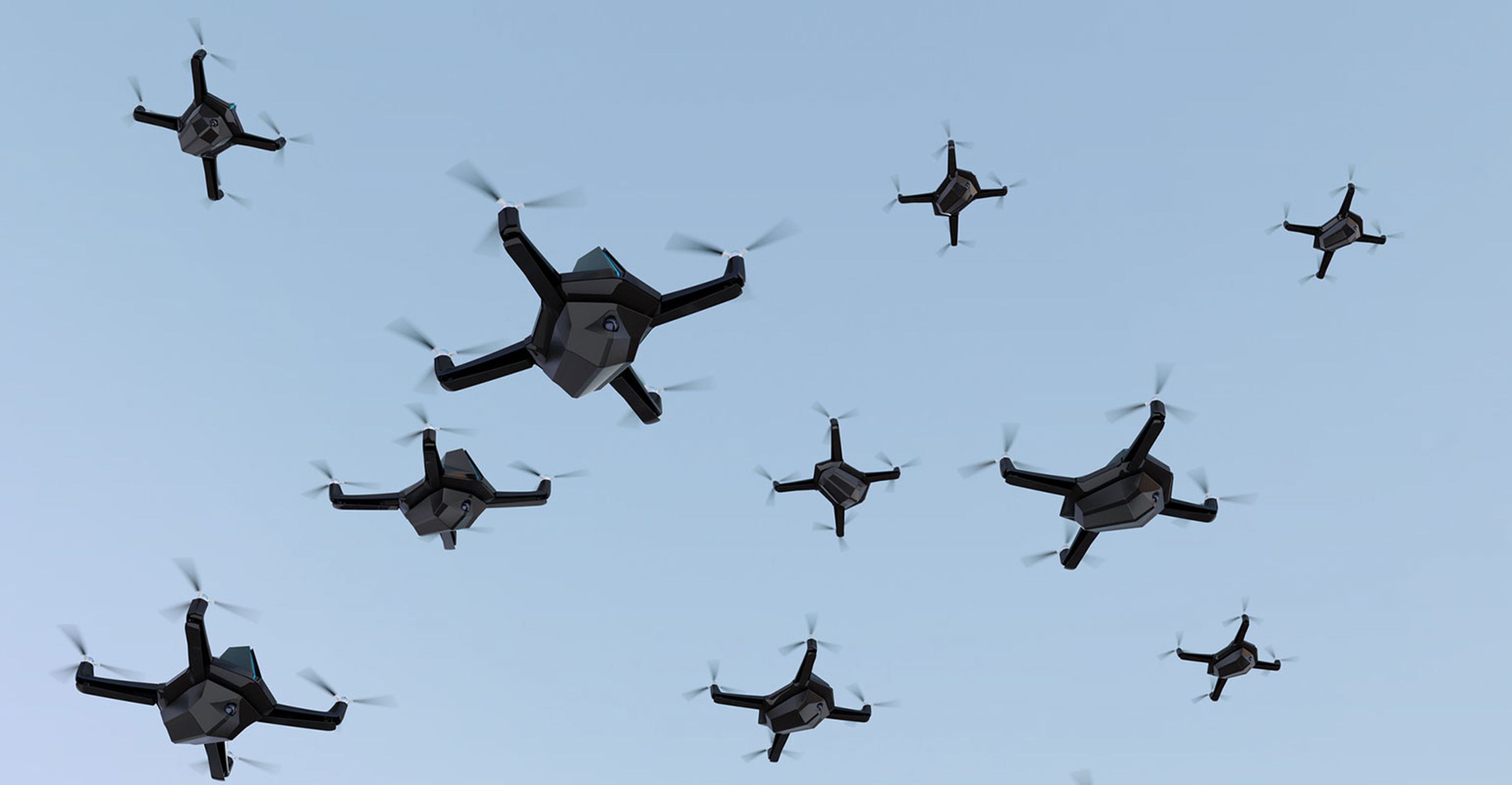 DGT desarrolla enjambres de drones