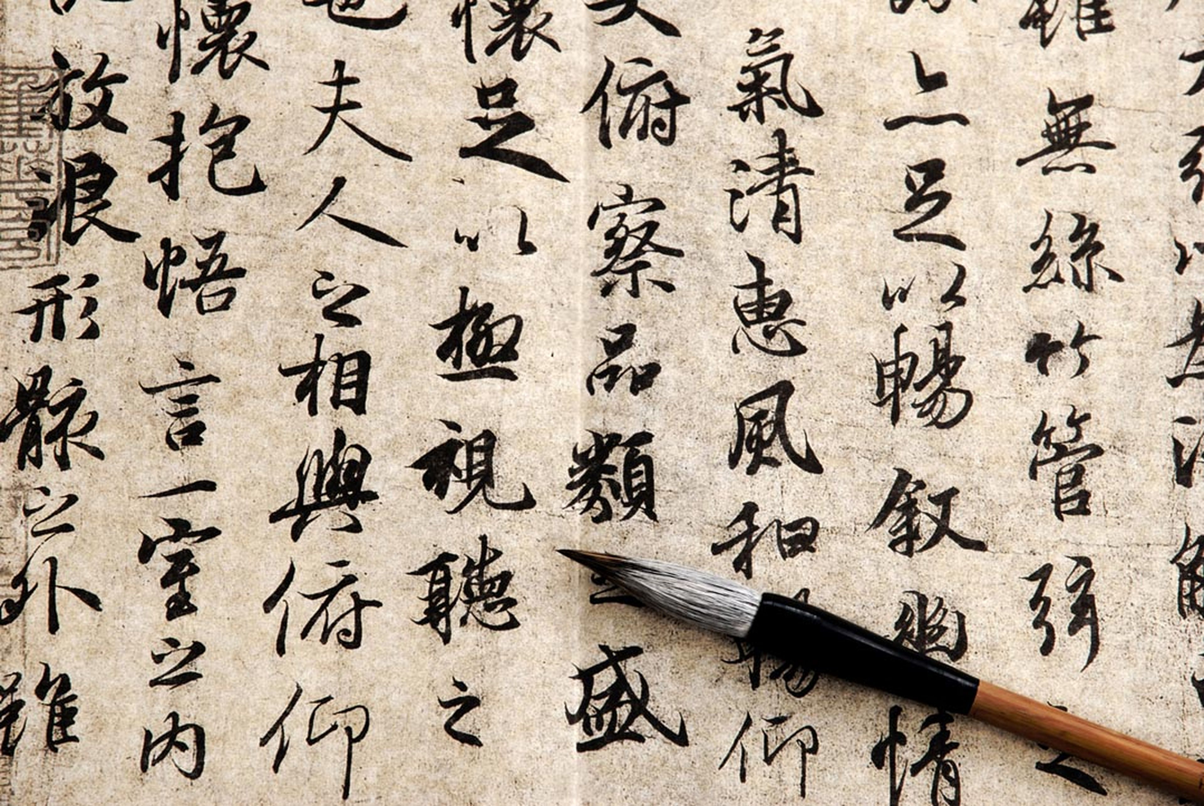 Idioma escritura chino china