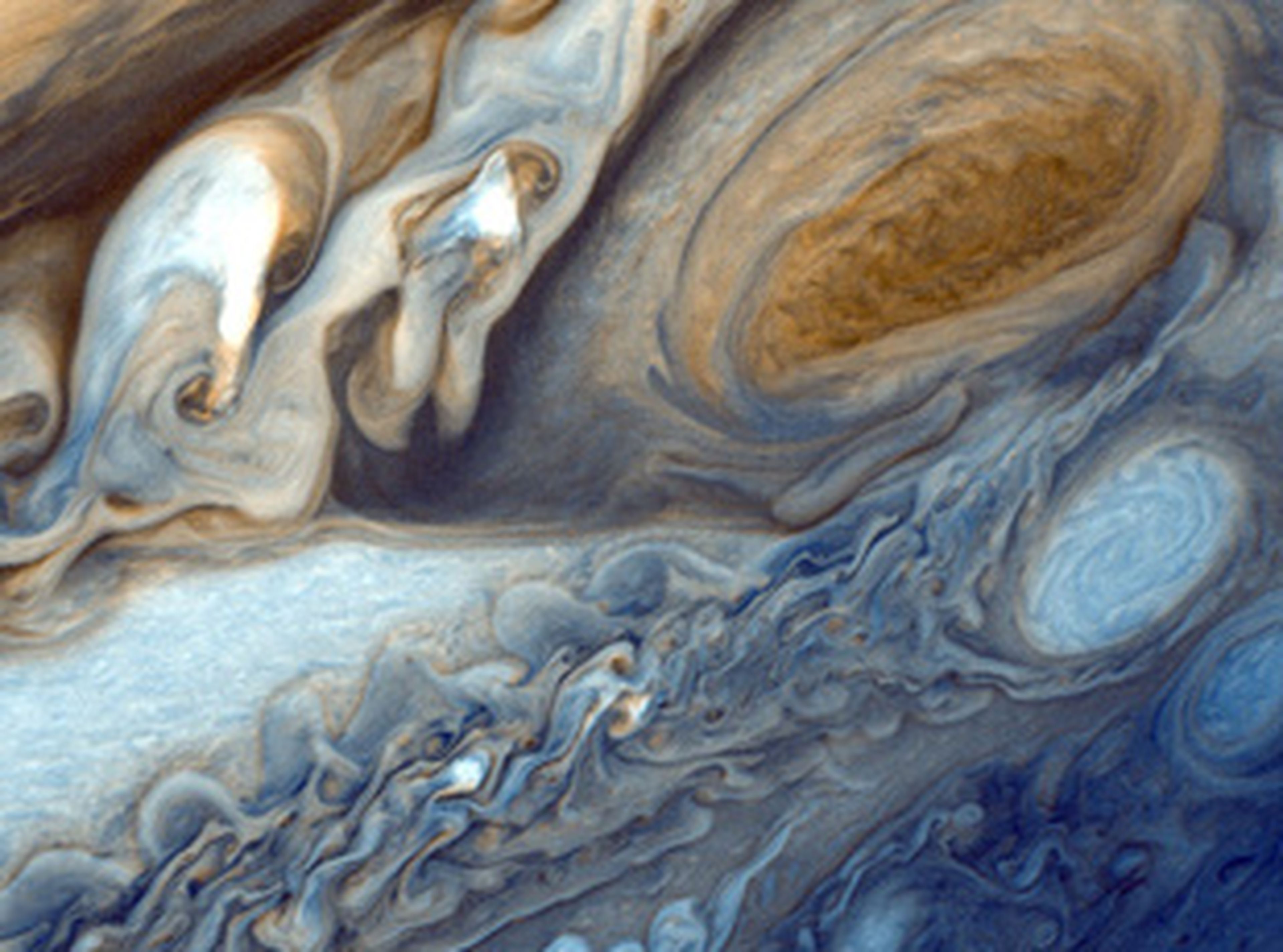 Imagen de Jupiter tomada por Voyager