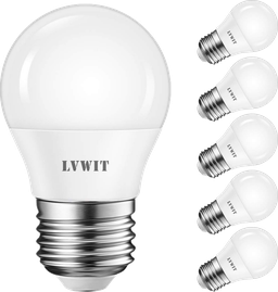 Bombilla LED LVWIT 8W equivalente a 60W (Pack 6 unidades)