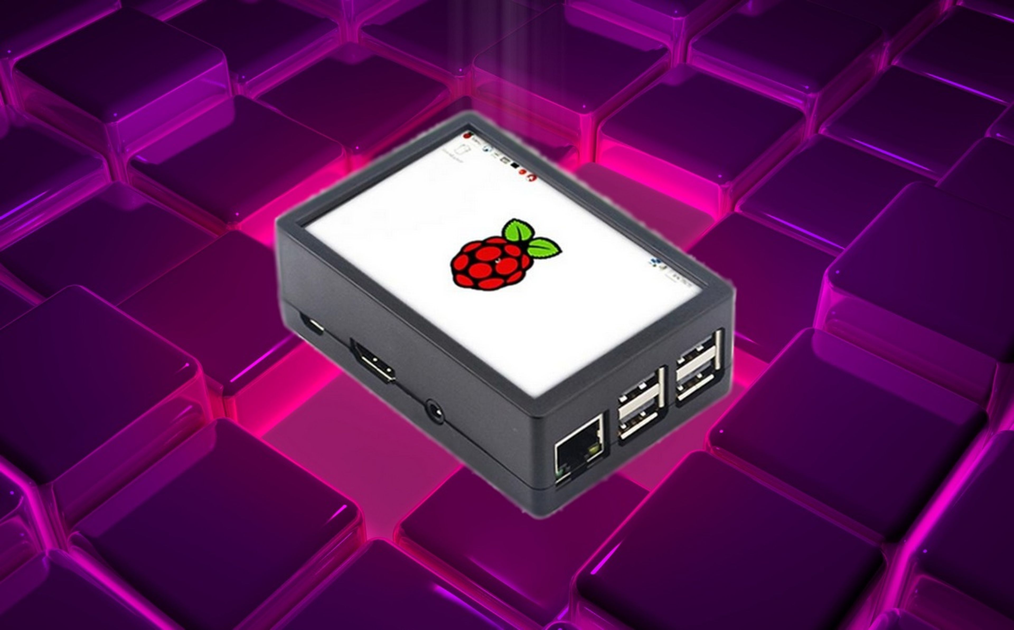 Si tienes una Raspberry Pi, esta carcasa con pantalla táctil puede ser muy útil