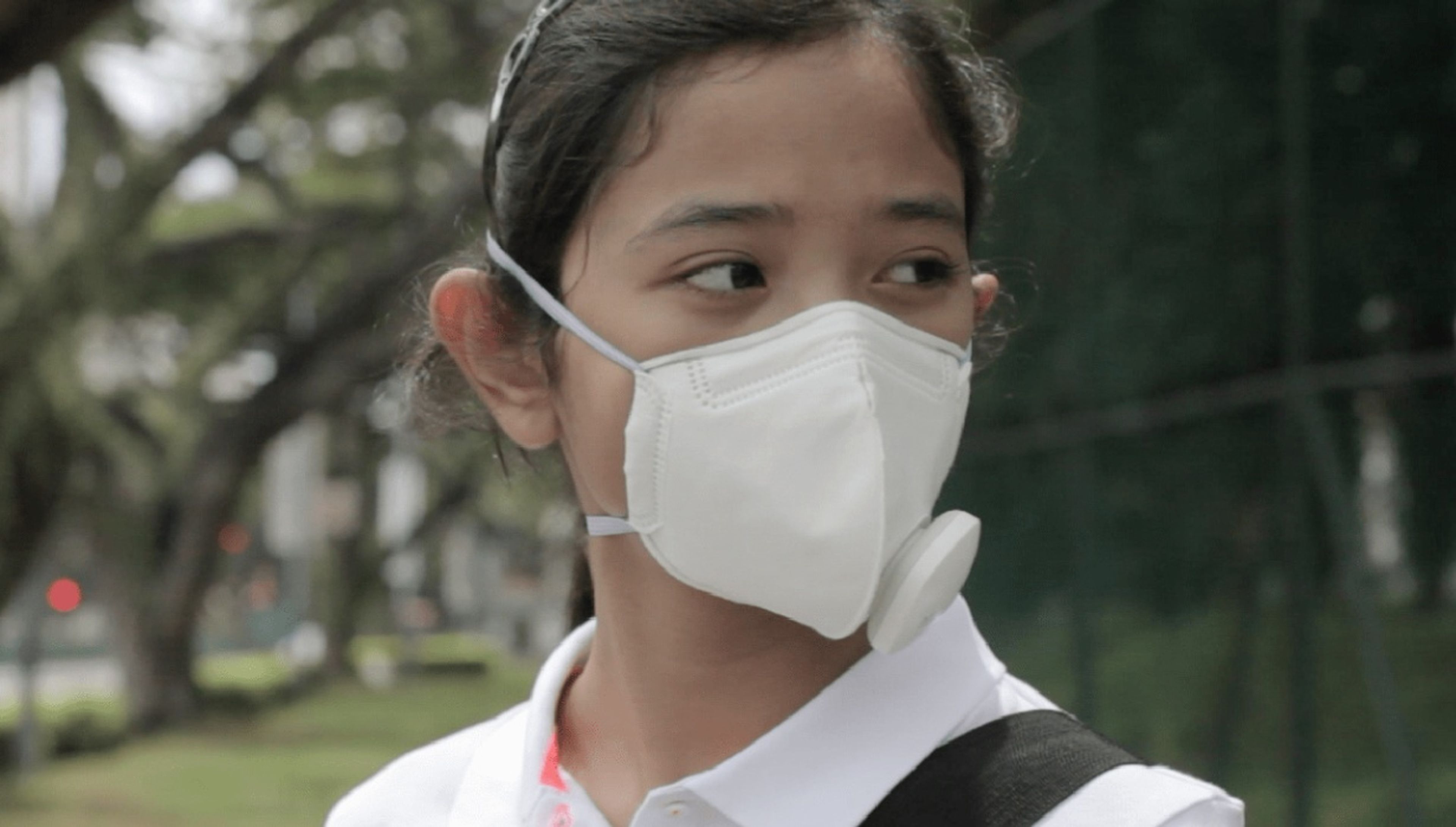Estas máscaras inteligentes con ventilador protegen de la polución