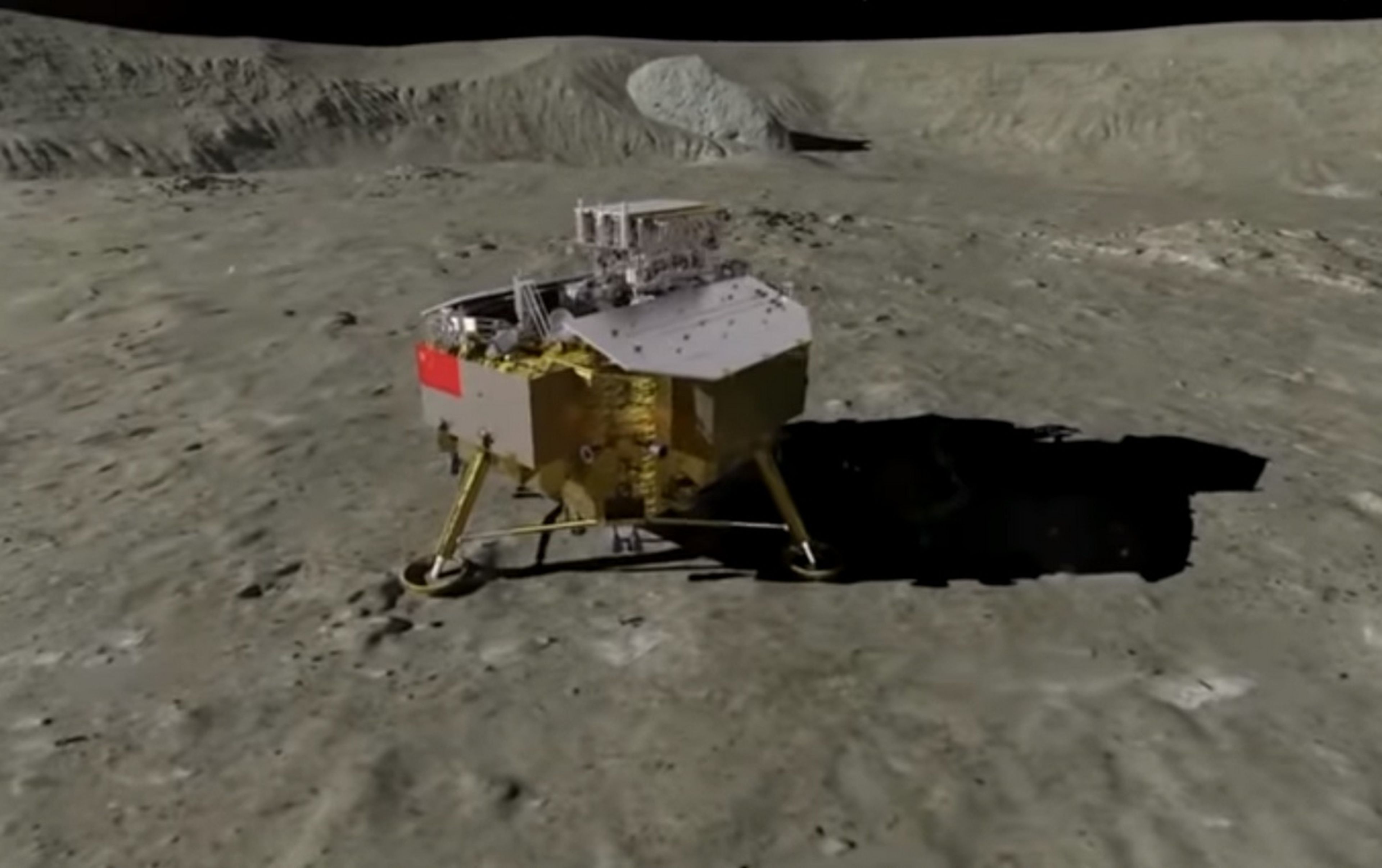La sonda china Chang'e 4 aterriza en la cara oculta de la Luna