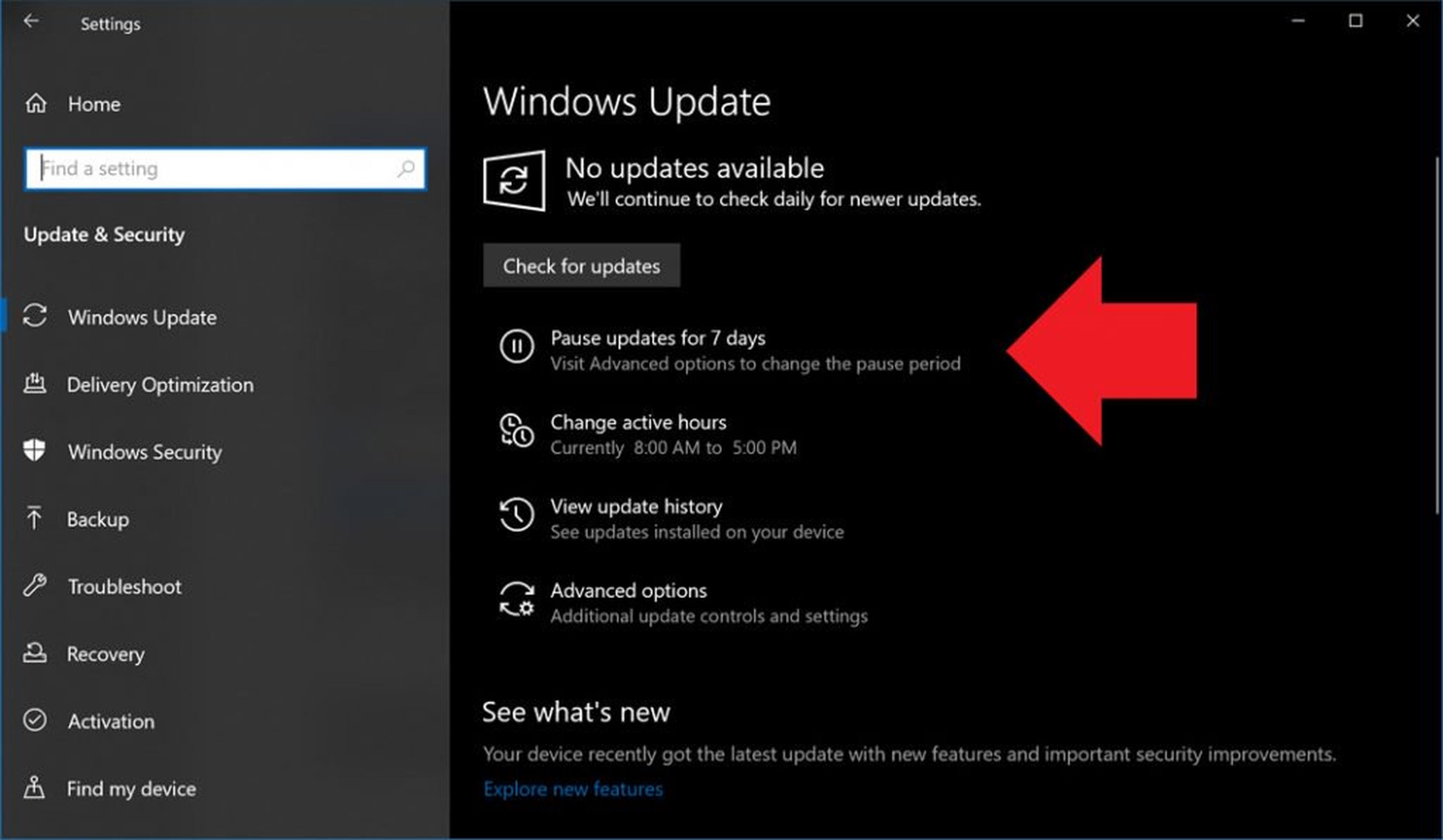 Actualizaciones Windows 10