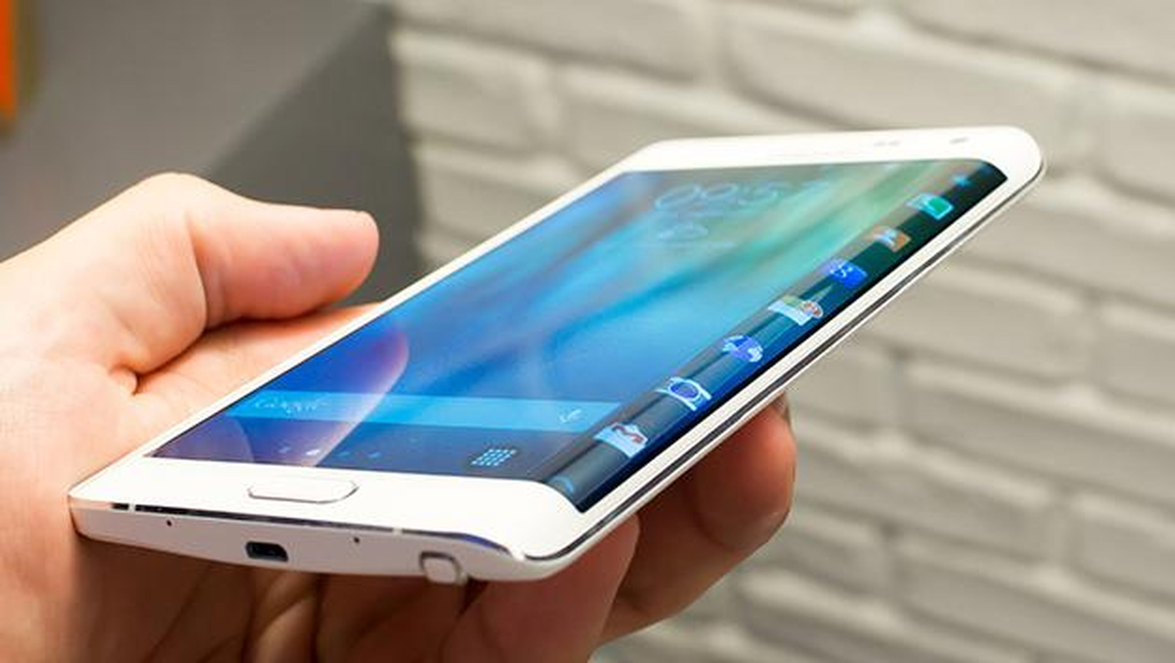 Samsung móvil pantalla curva