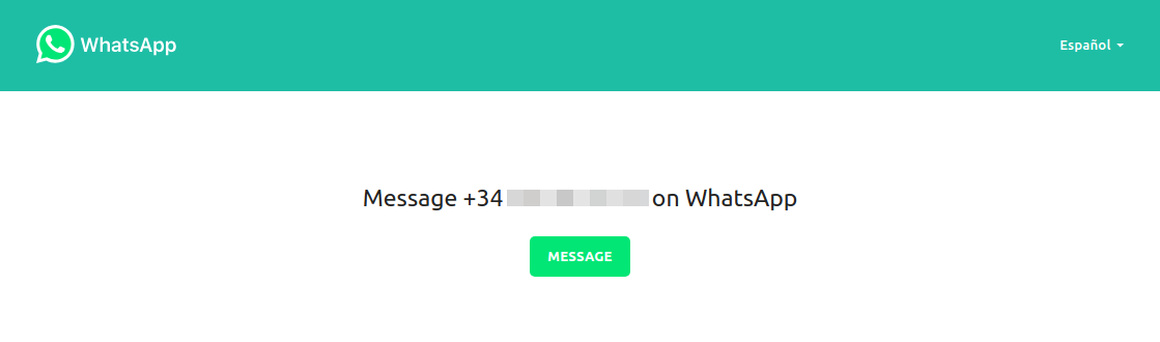 Clic to chat WhatsApp