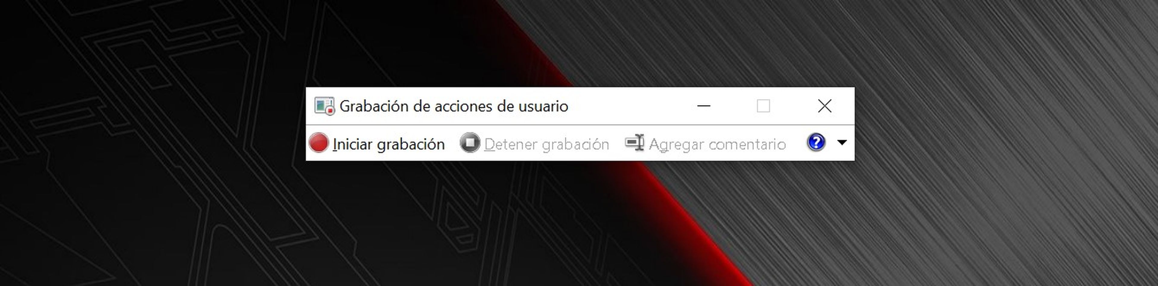 Recortar pantalla Windows 10