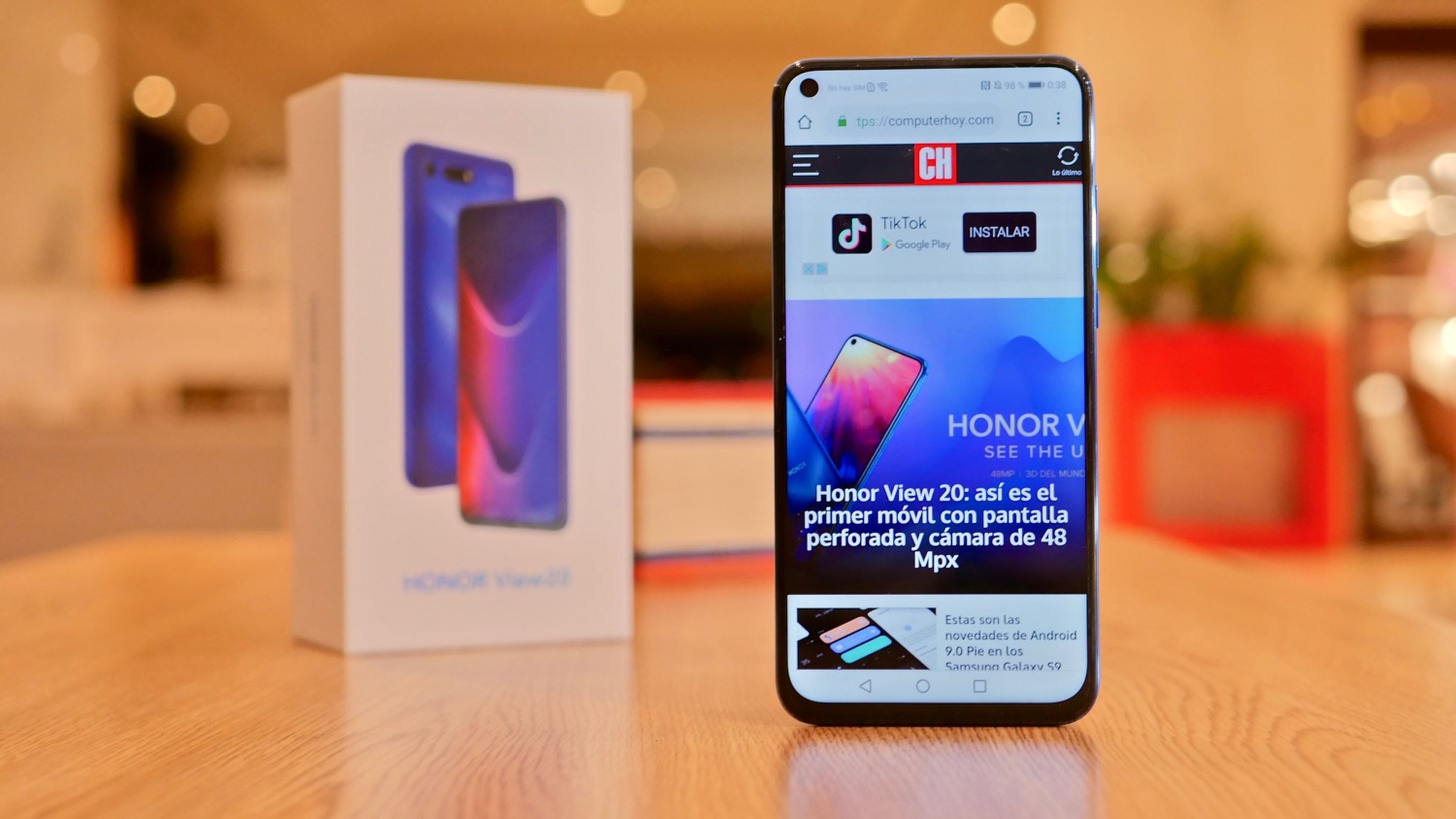Honor View 20 frontal