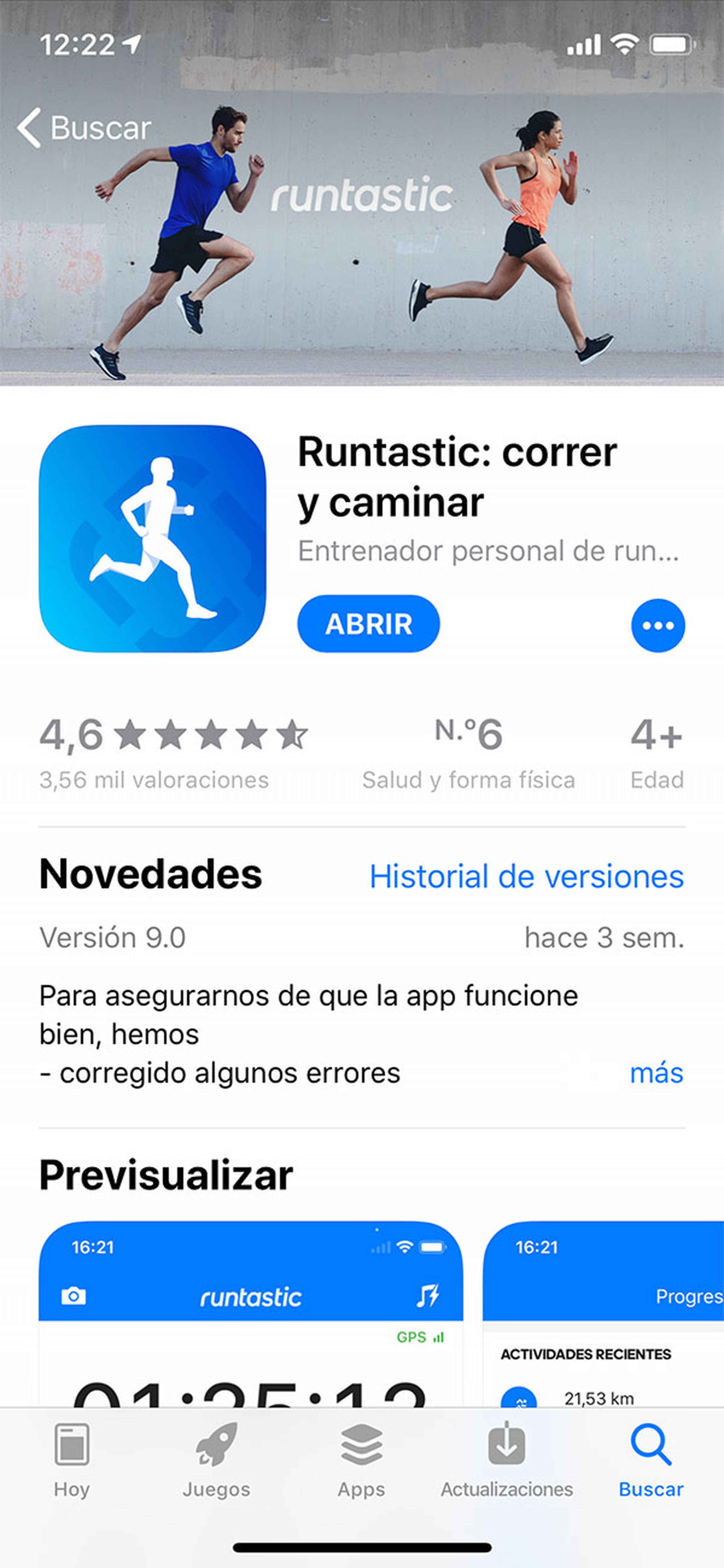 runtastic app store