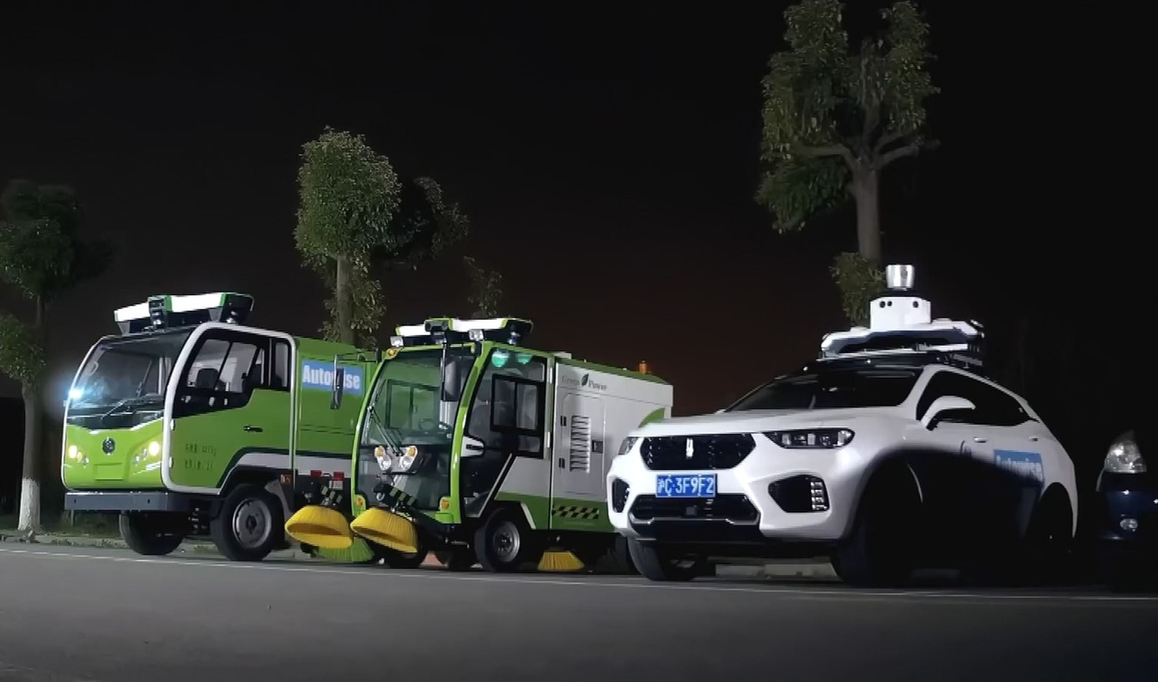 Los primeros vehículos de limpieza autónomos ya circulan en China