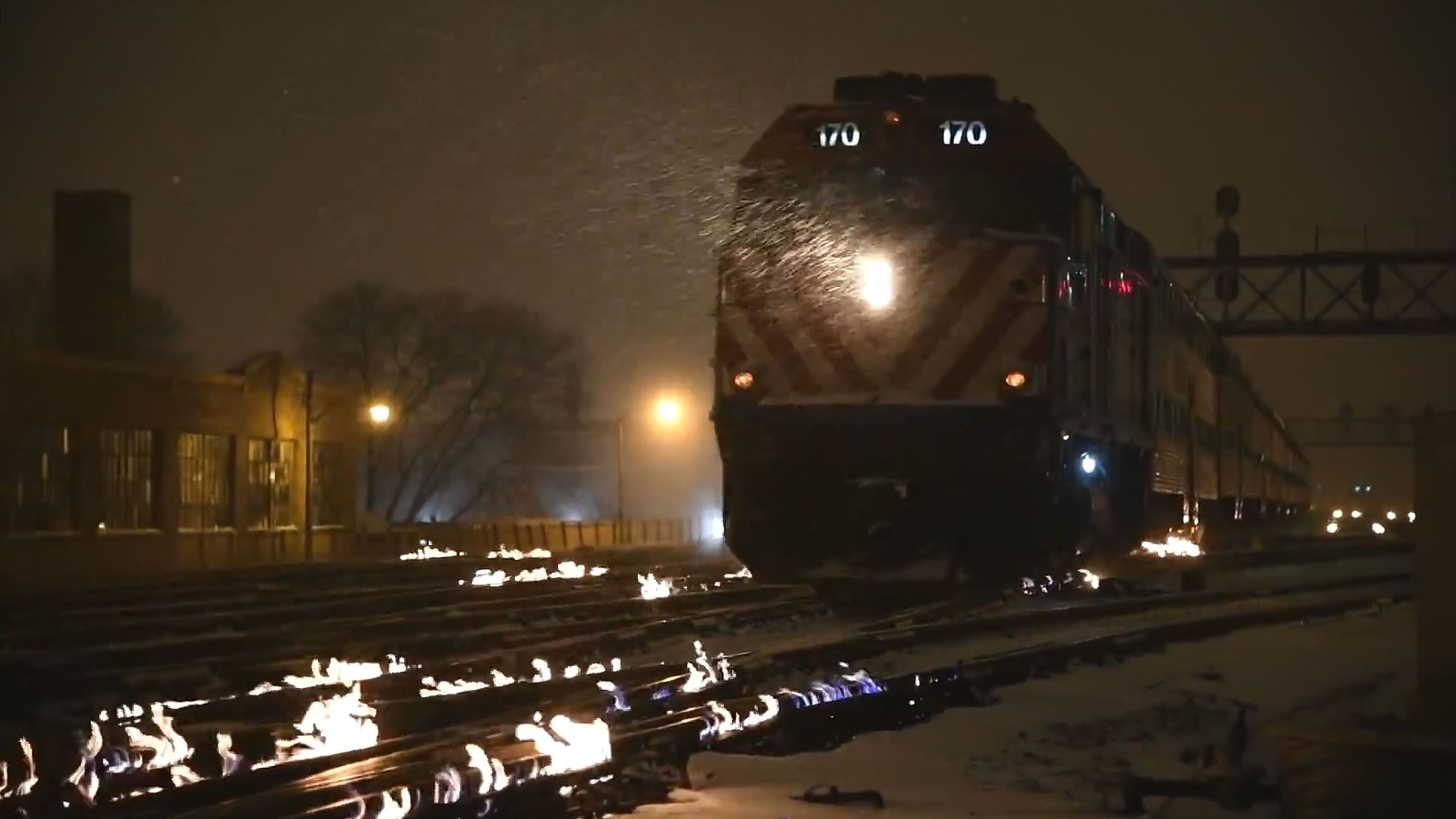 ¿Por qué arden las vías de la estación de Chicago, a 40 grados bajo cero?