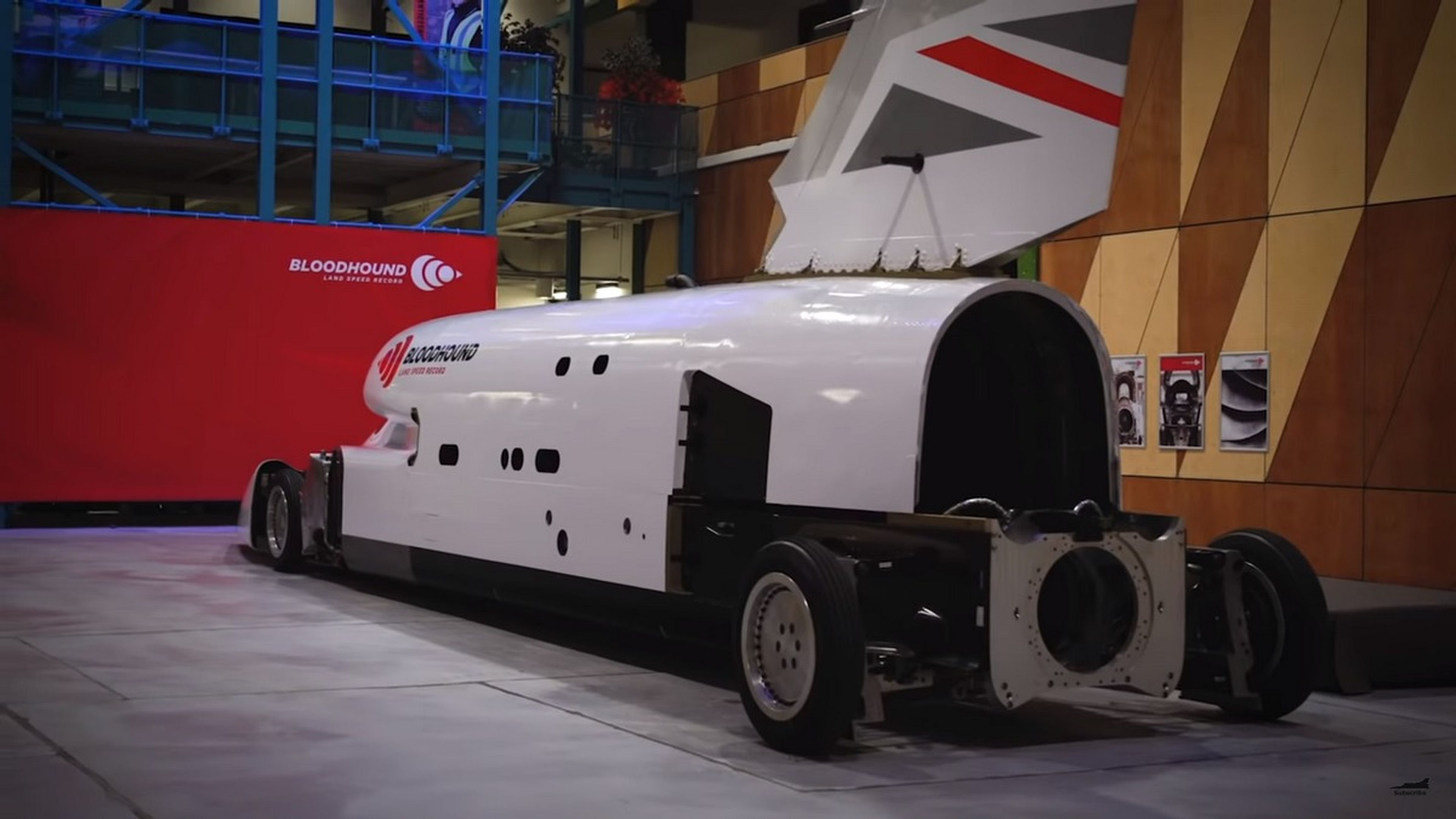 Bloodhound LSR, el coche más rápido del mundo, quiere alcanzar los 1.600 Km por hora
