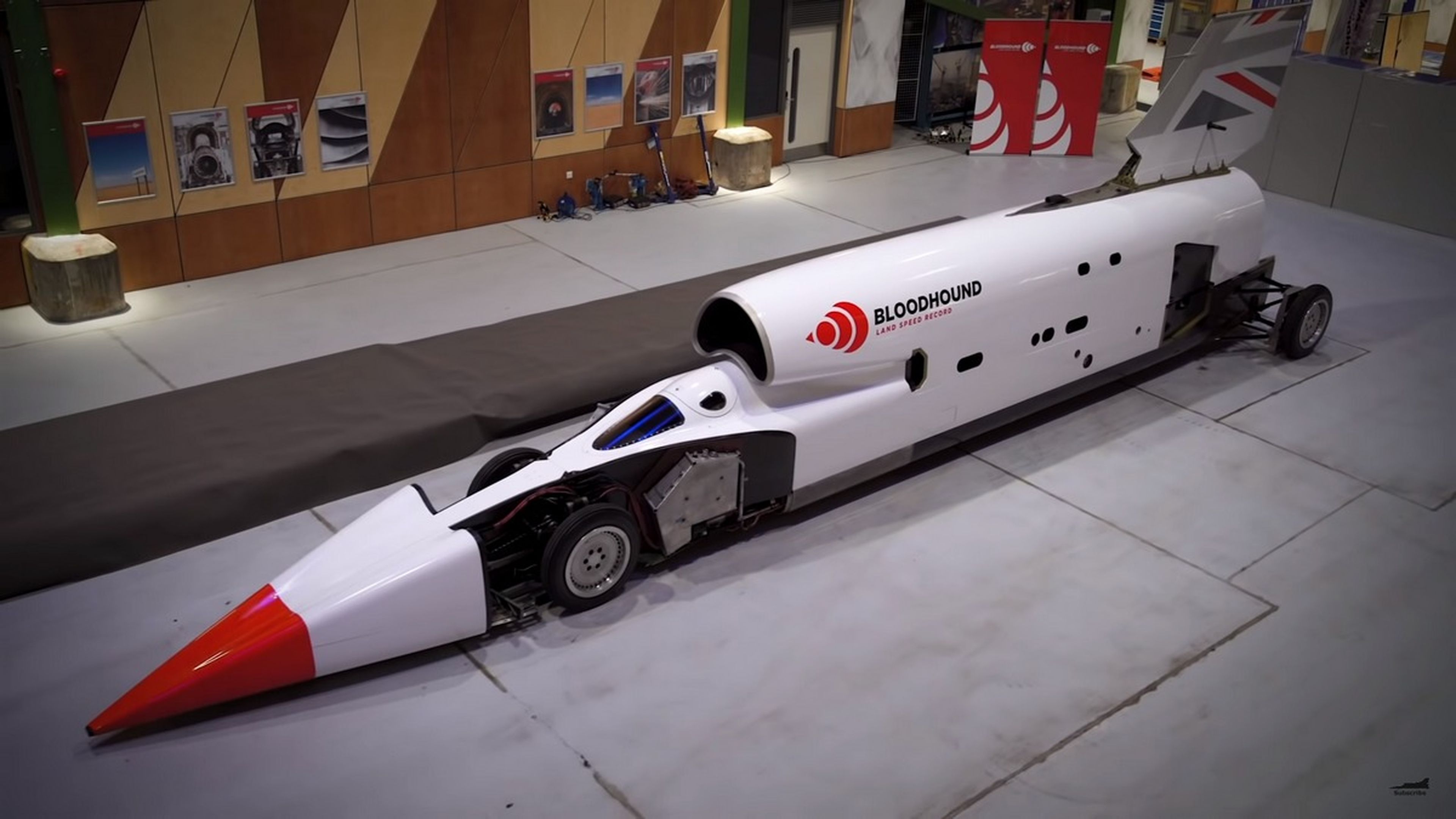 Bloodhound LSR, el coche más rápido del mundo, quiere alcanzar los 1.600 Km por hora