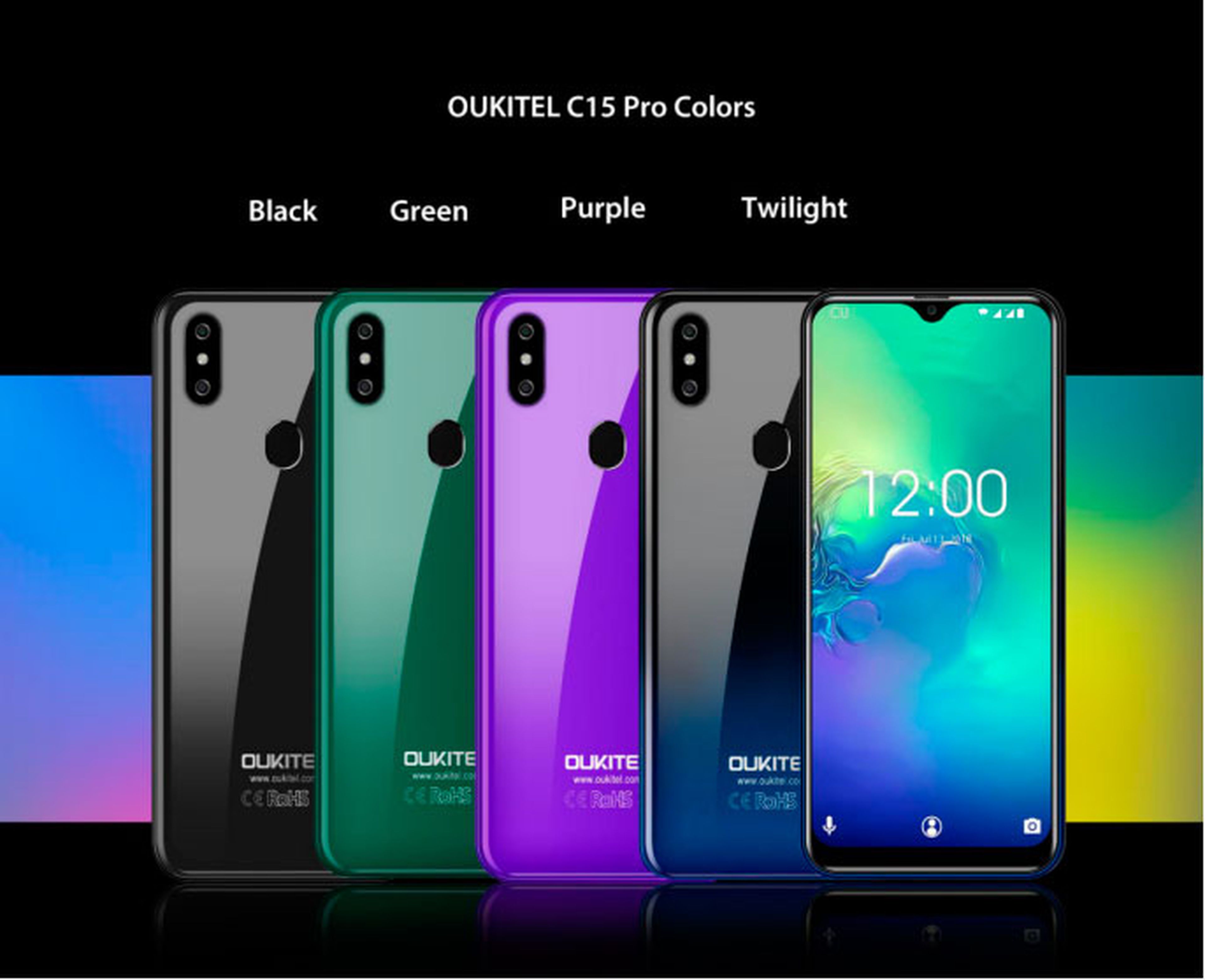 Colores Oukitel C15 Pro