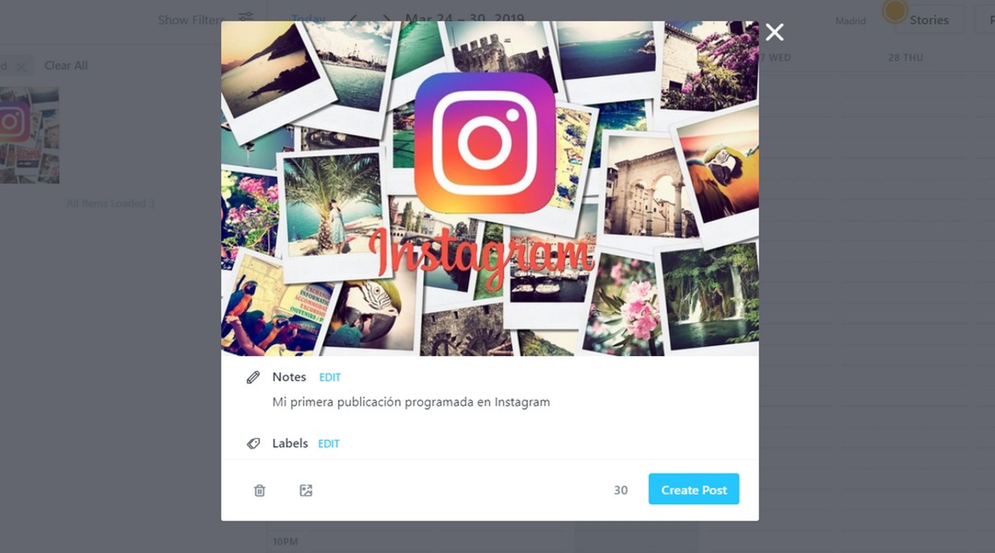 Cómo programar fotos en Instagram, gratis