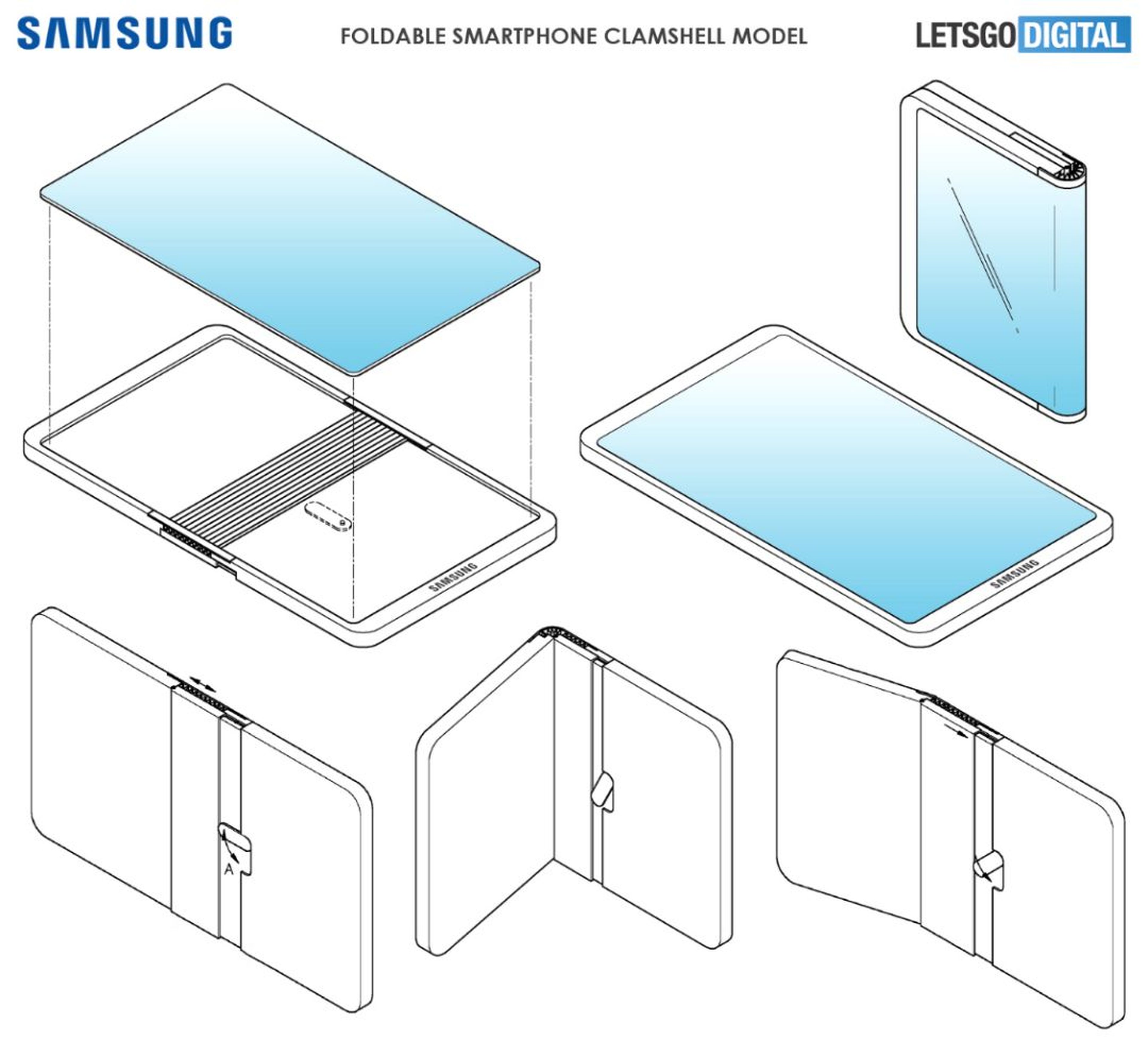 Patente Móvil Plegable Samsung