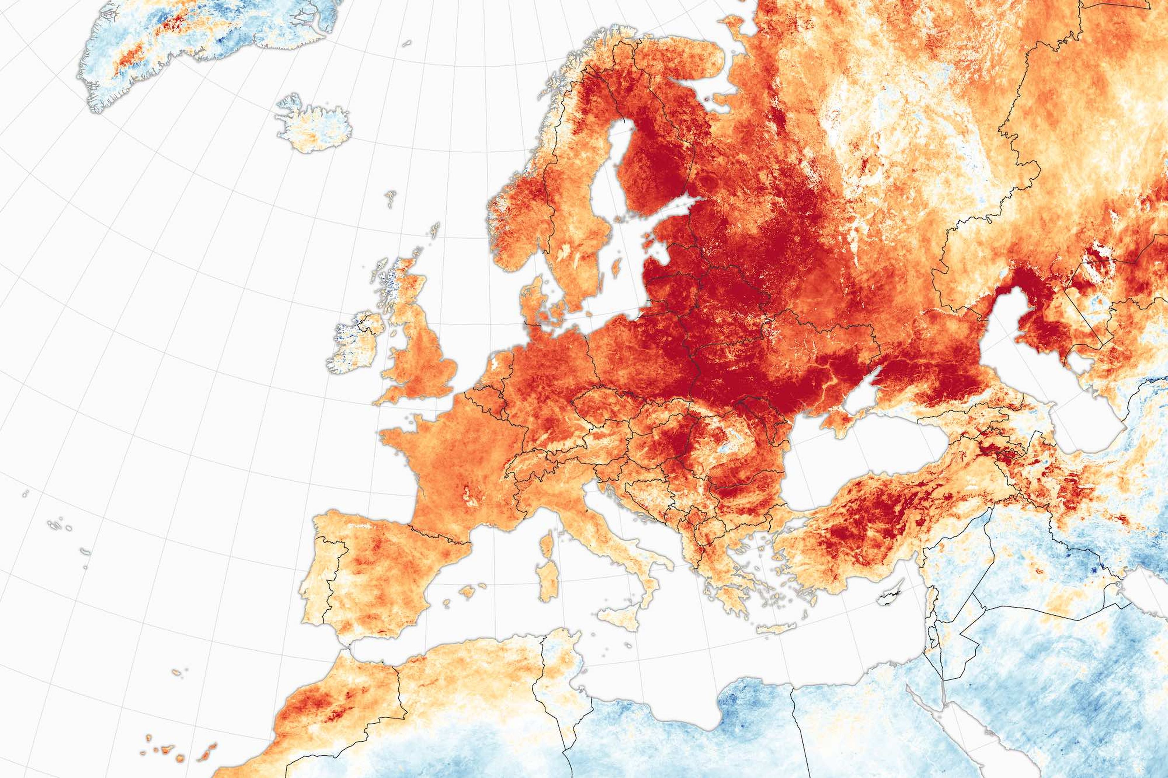 mapa calor europa