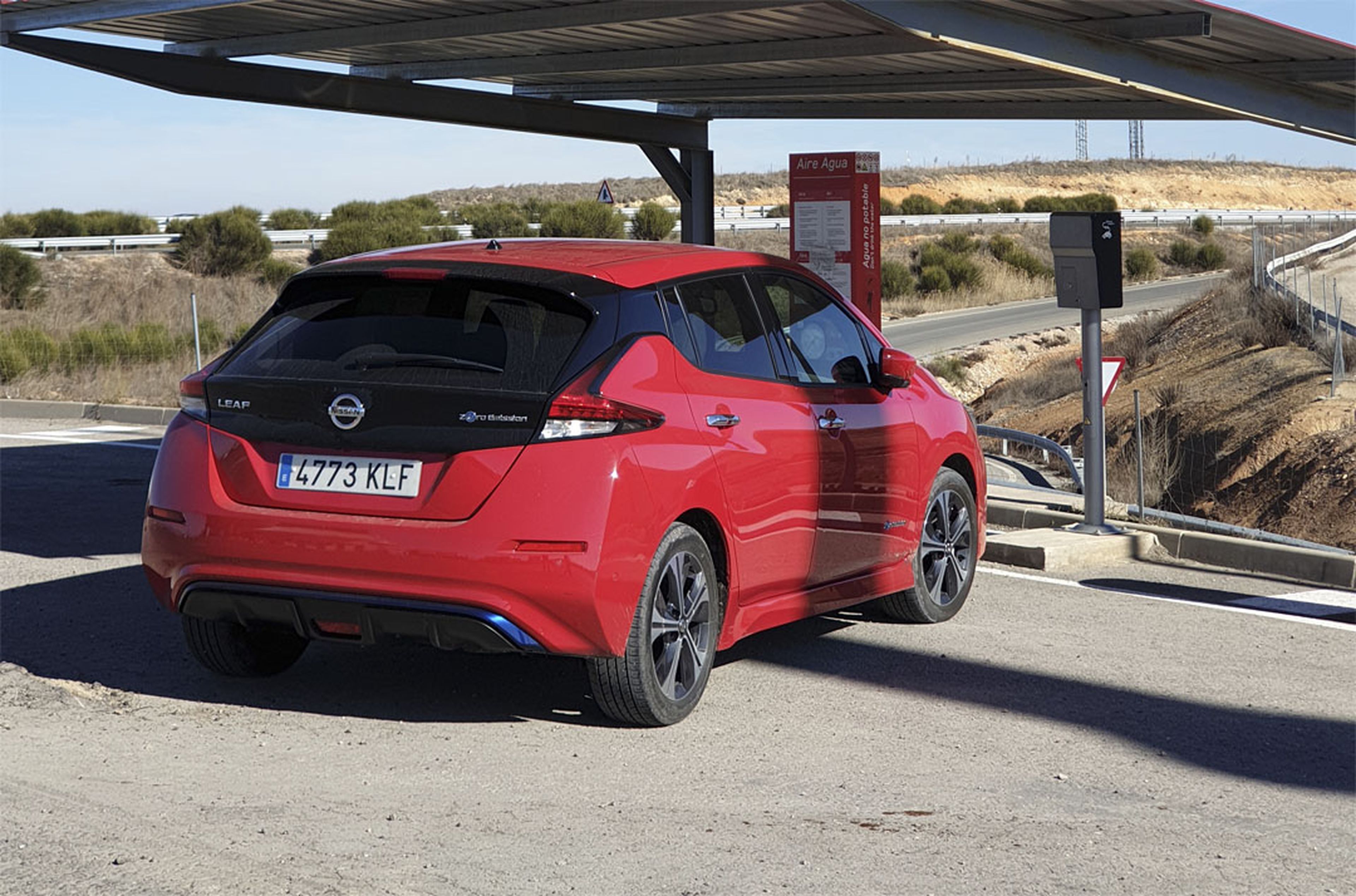 Prueba de la tecnología del Nissan Leaf