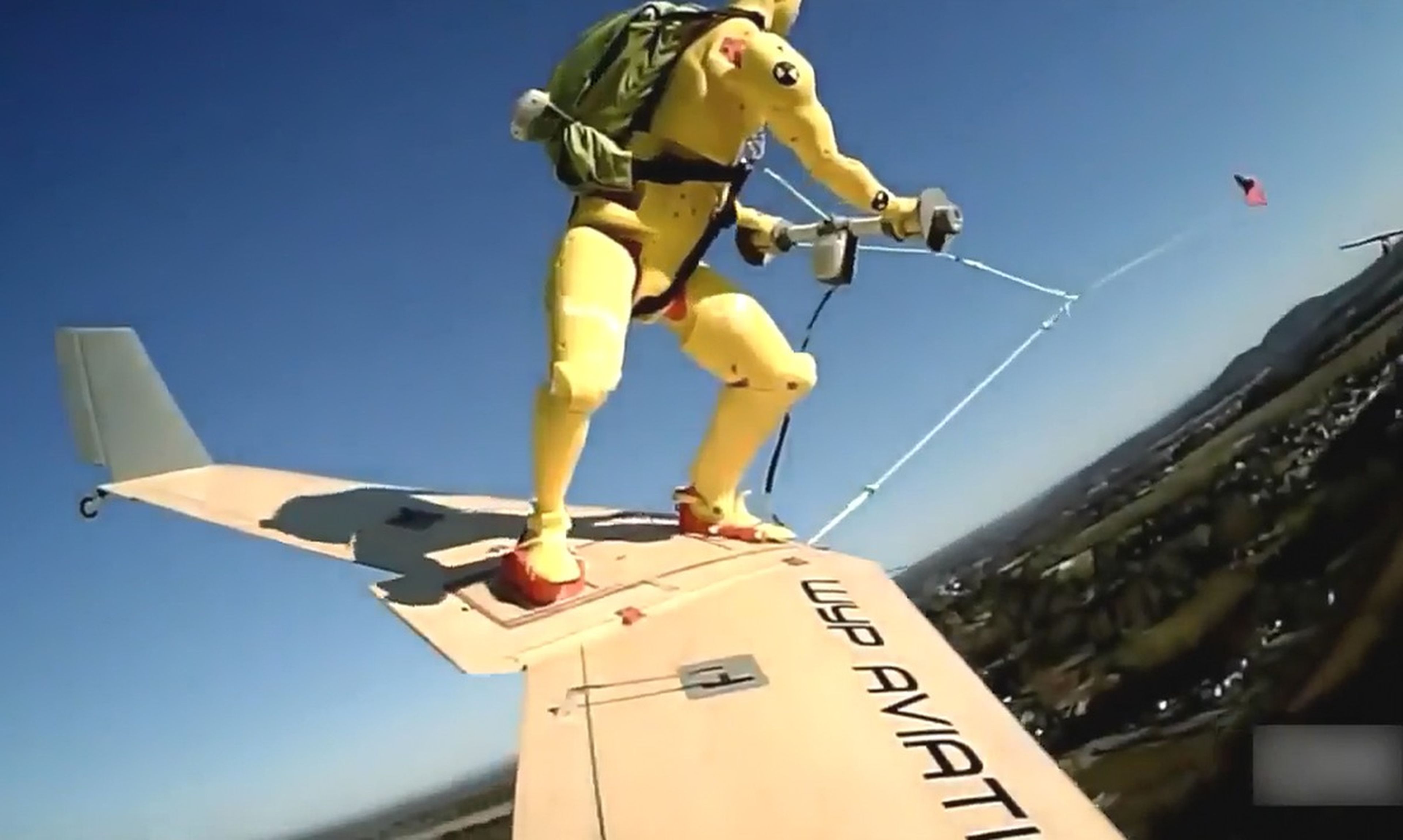 Esquí aéreo, el aerodeslizador del duende verde