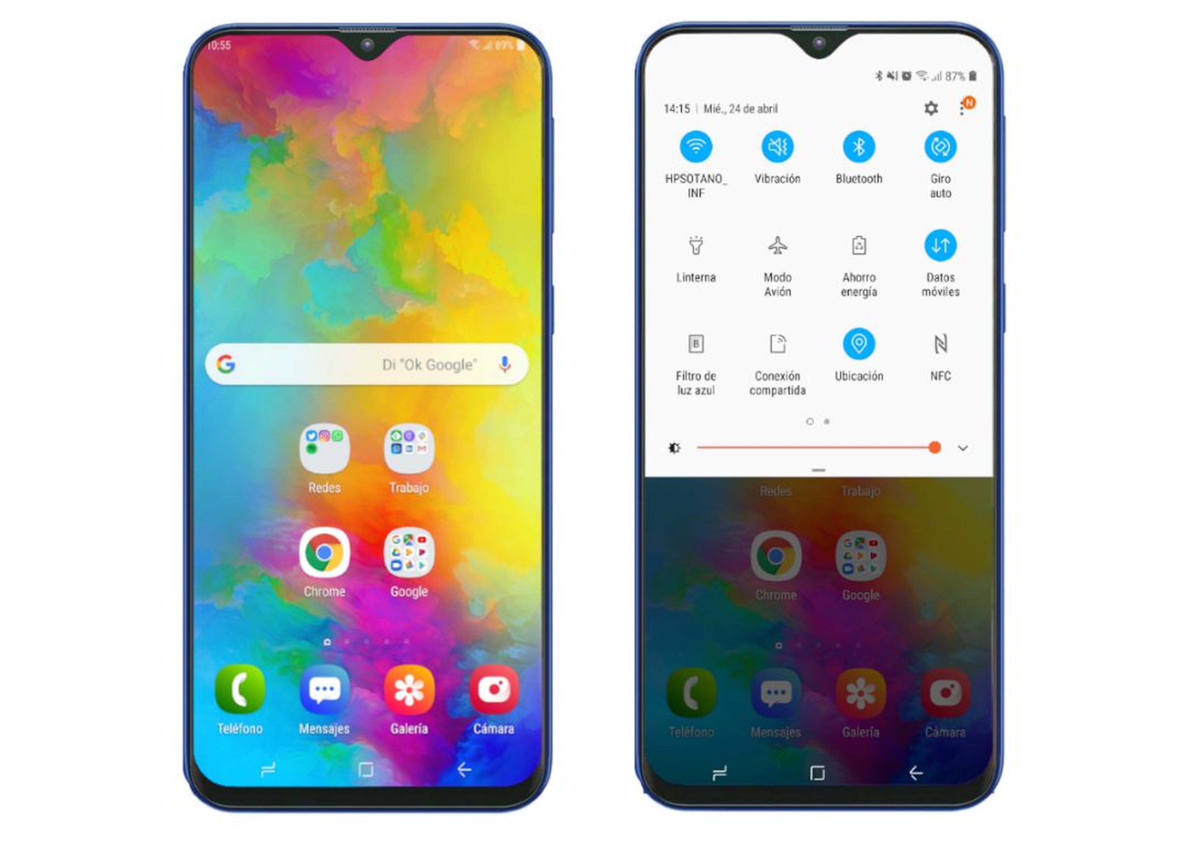 Captura software Galaxy M20