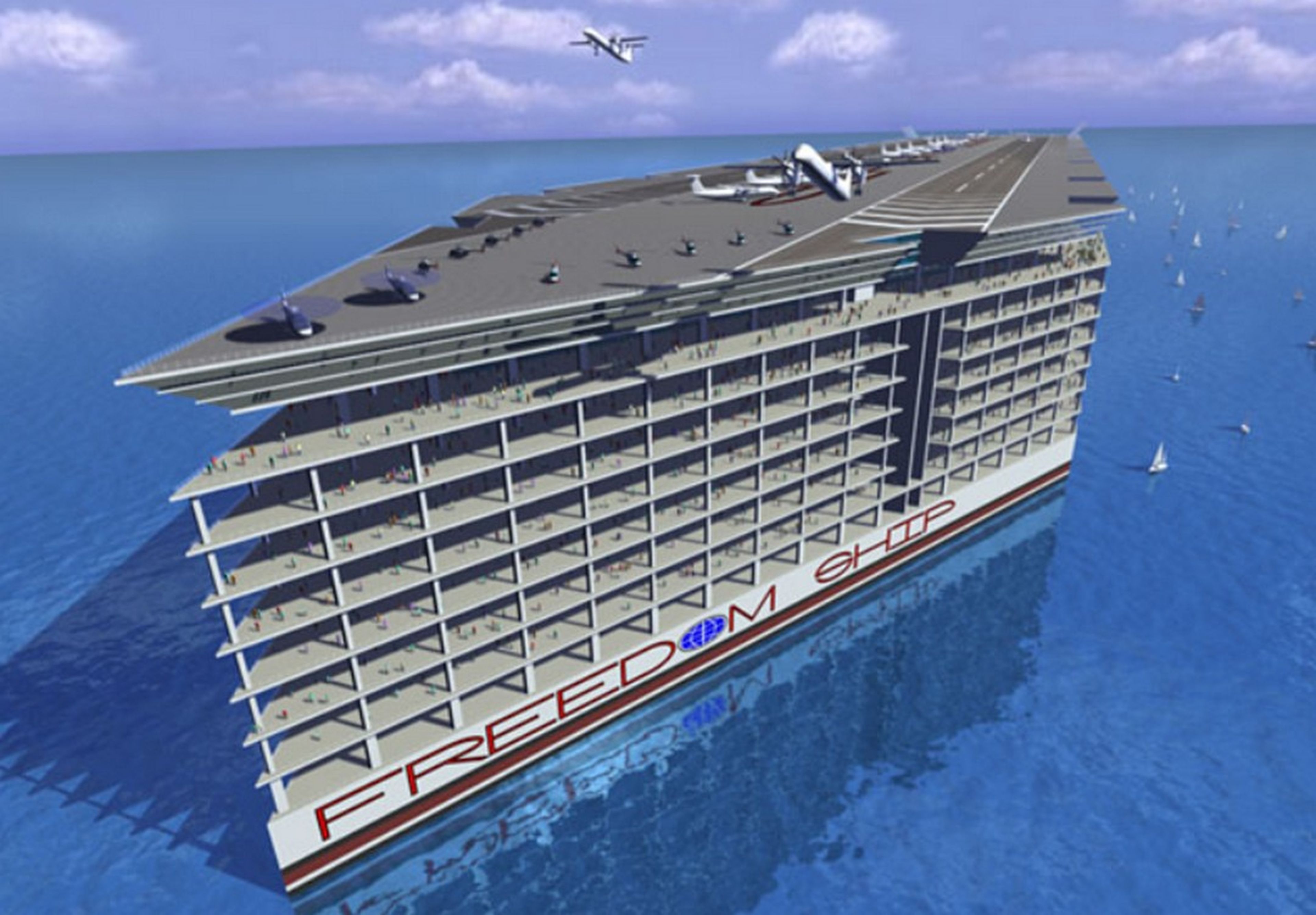 El crucero más grande del mundo podrá albergar 100.000 pasajeros