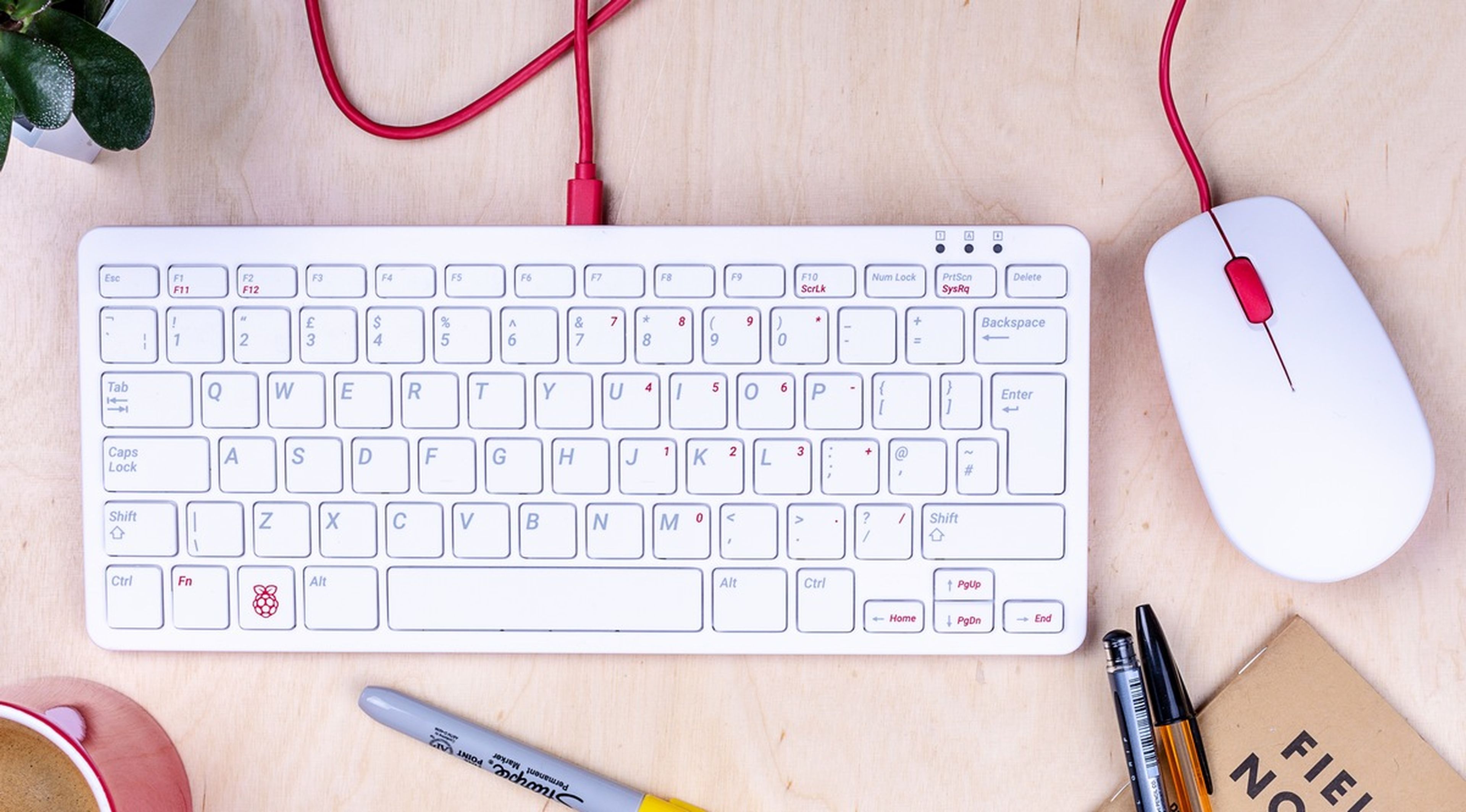 Raspberry Pi ya tiene teclado y ratón oficial