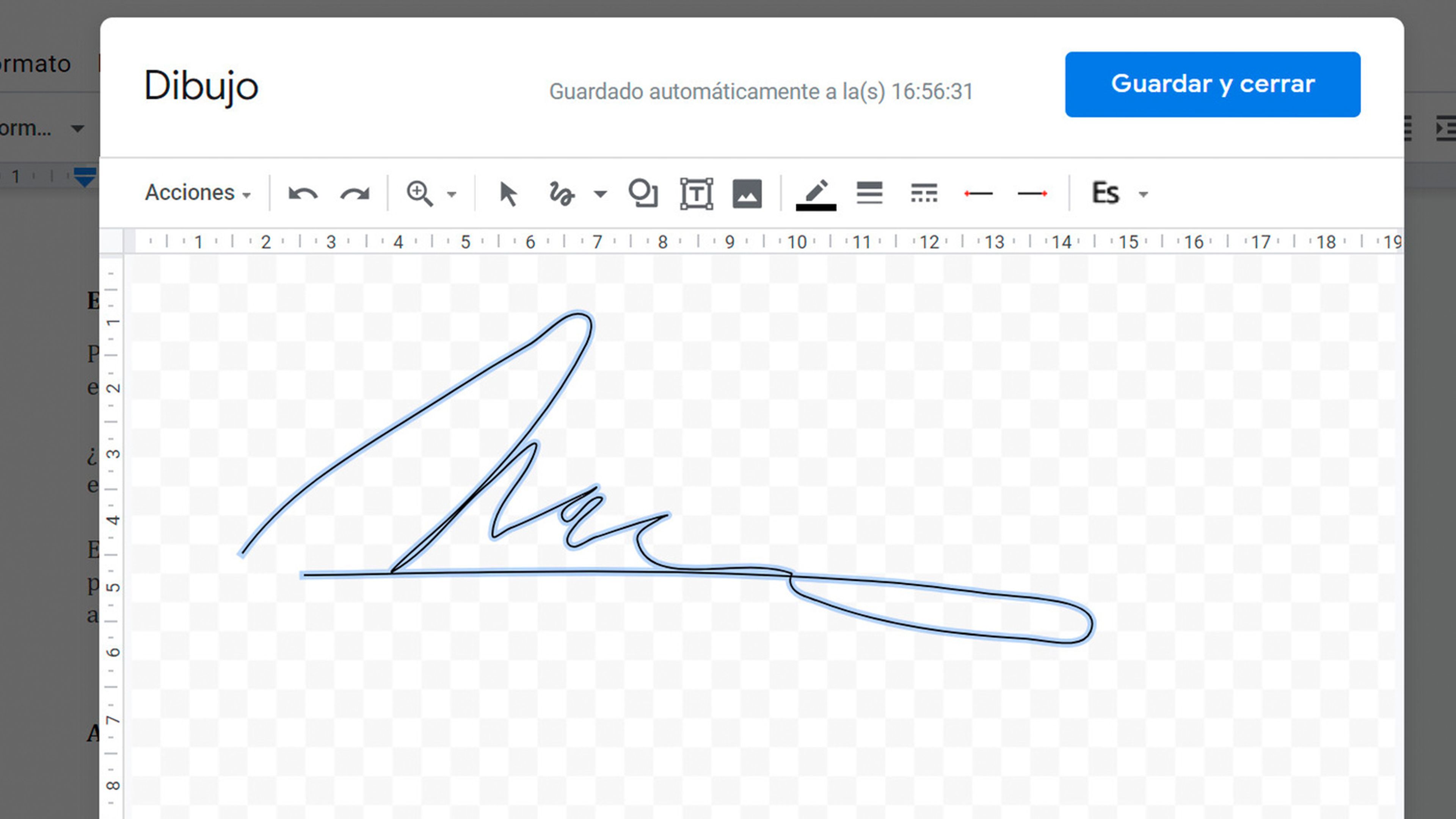 Cómo firmar documentos con Google Docs