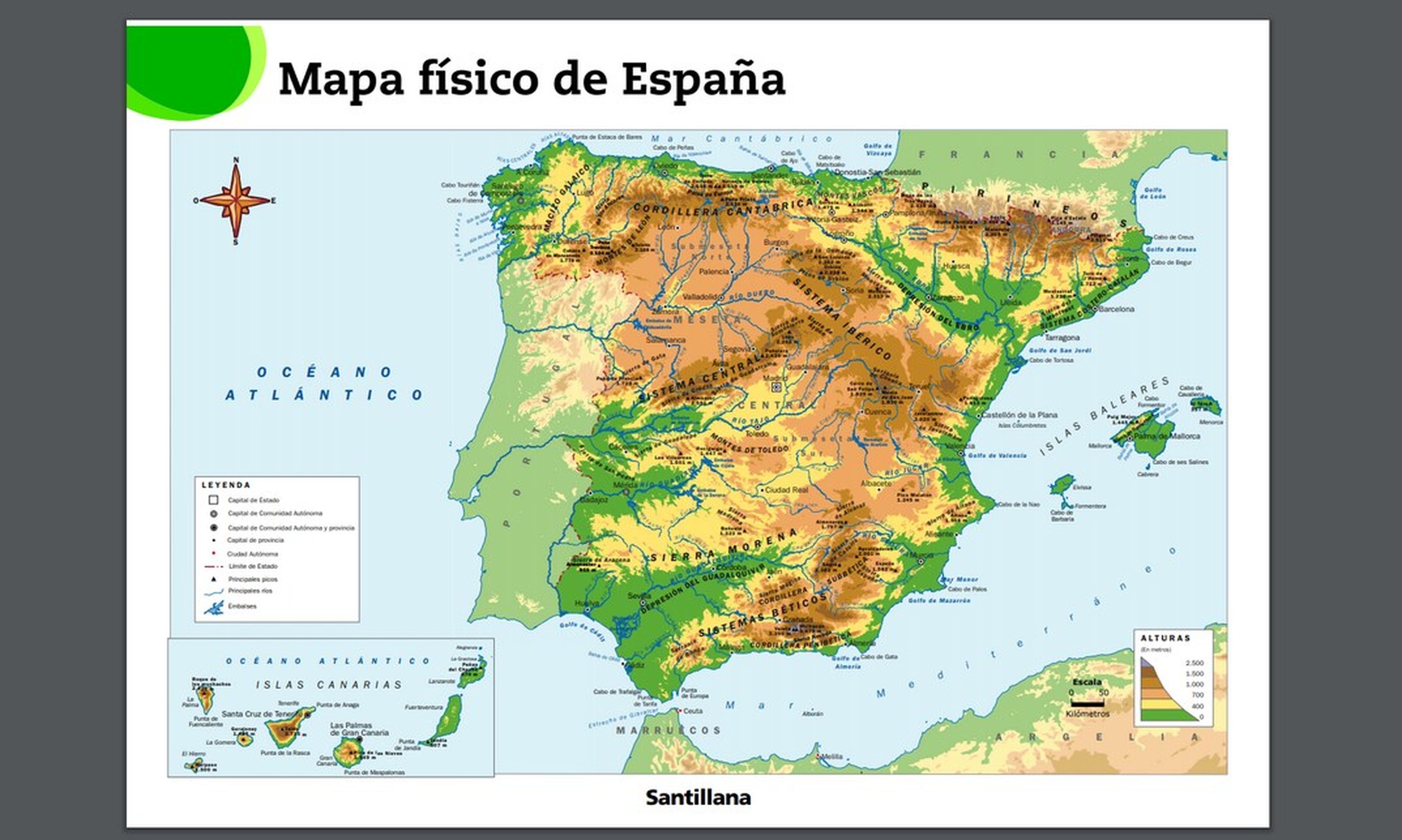 Dónde bajar mapas de España en color, en blanco y negro y más