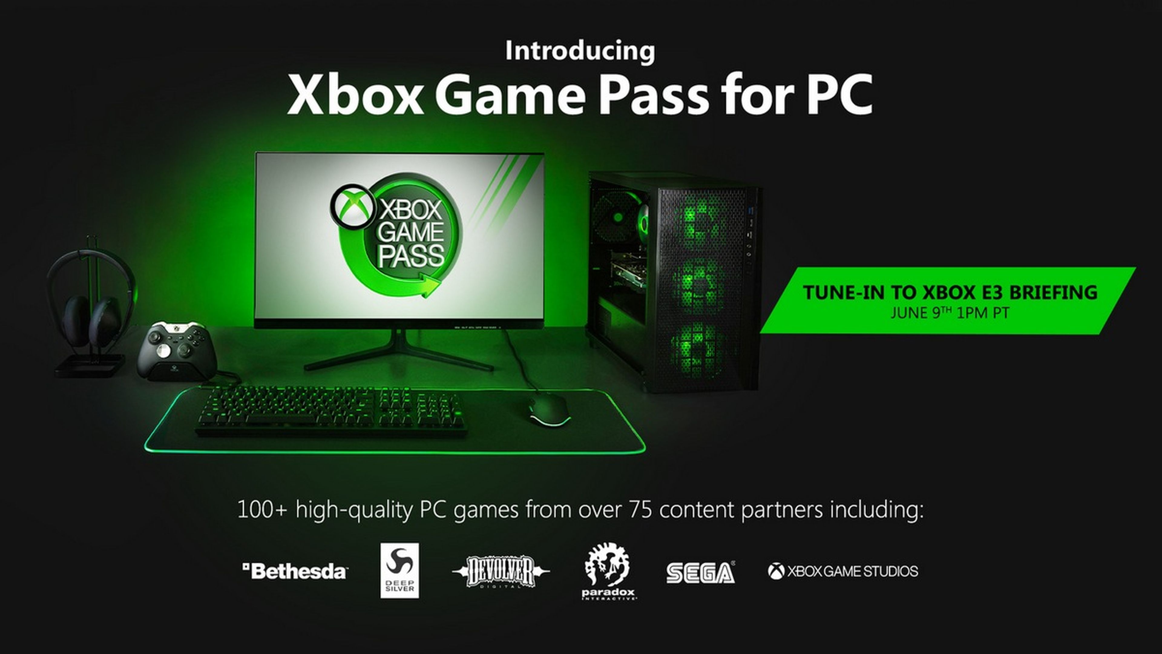 Microsoft anuncia Xbox Pass para PC, y abraza a Steam