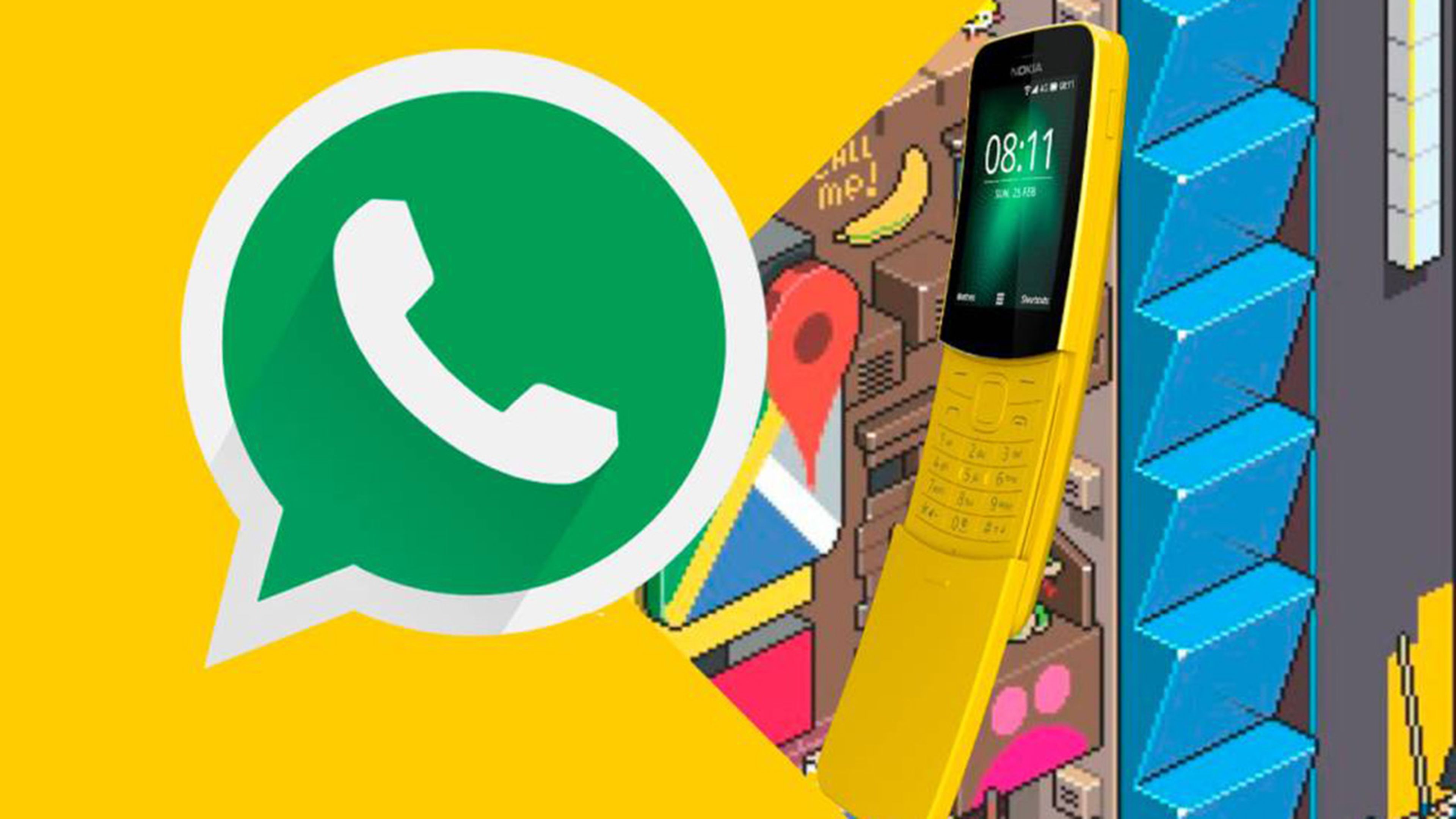 Nokia 8110 y WhatsApp