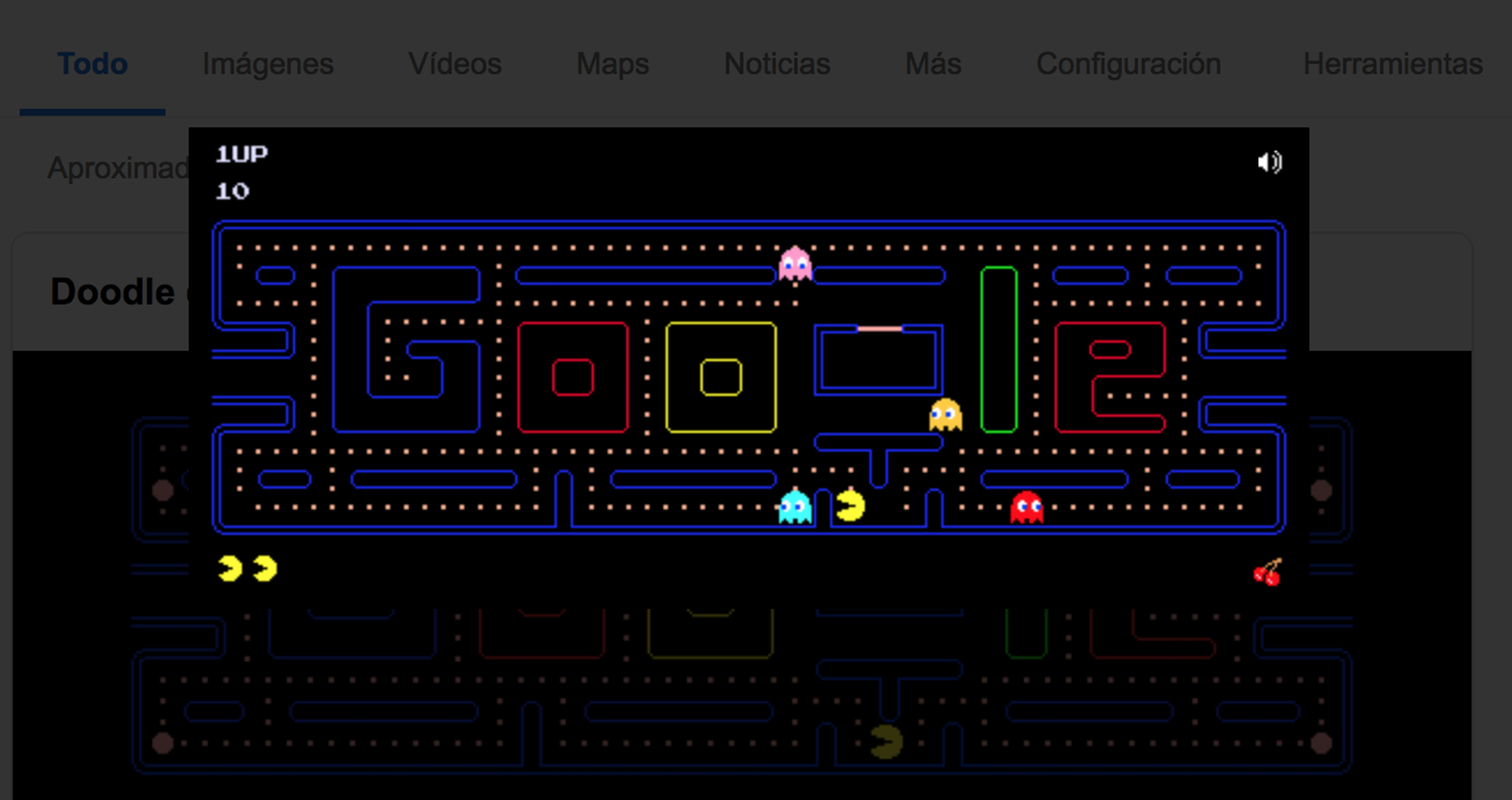 Pac-Man en Google