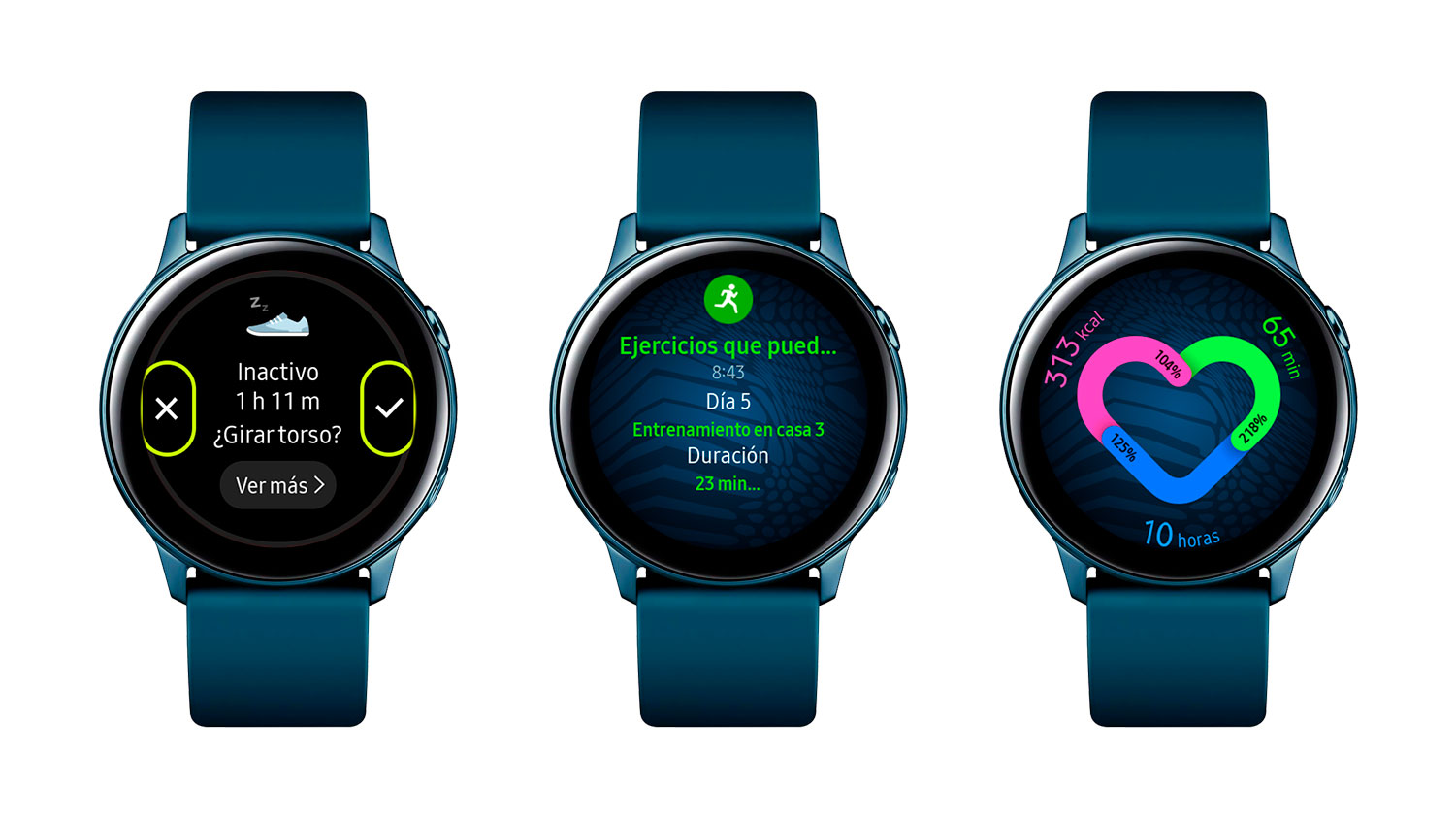 Galaxy watch active online azul