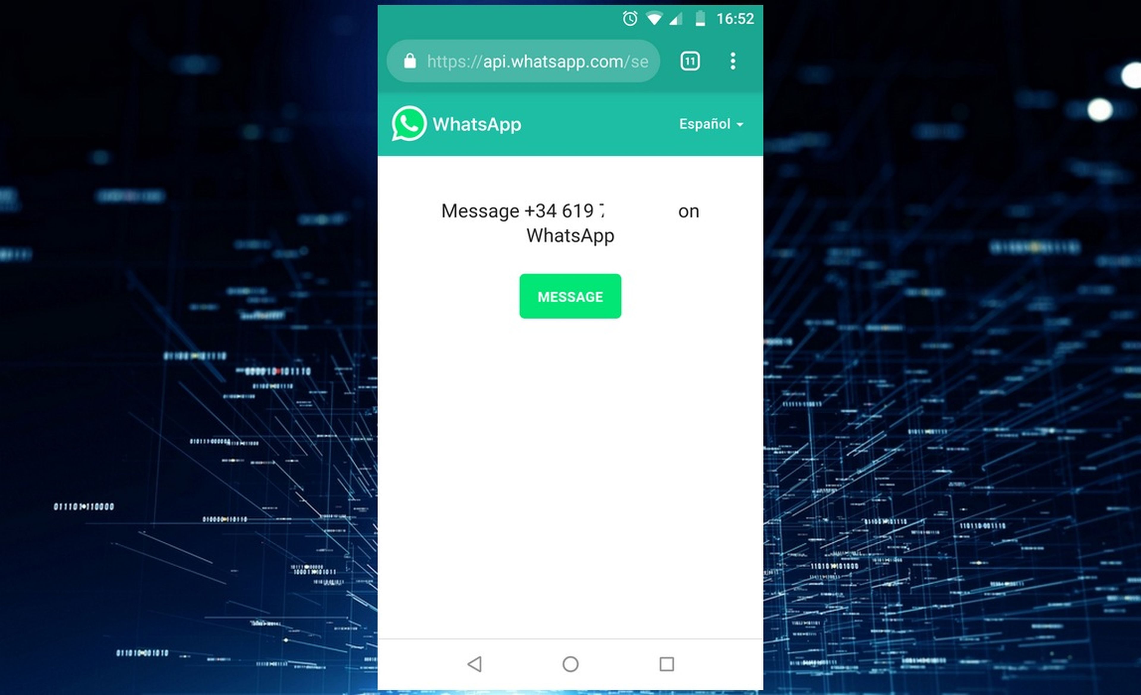 Tres formas de chatear por WhatsApp sin añadir el número a tus contactos