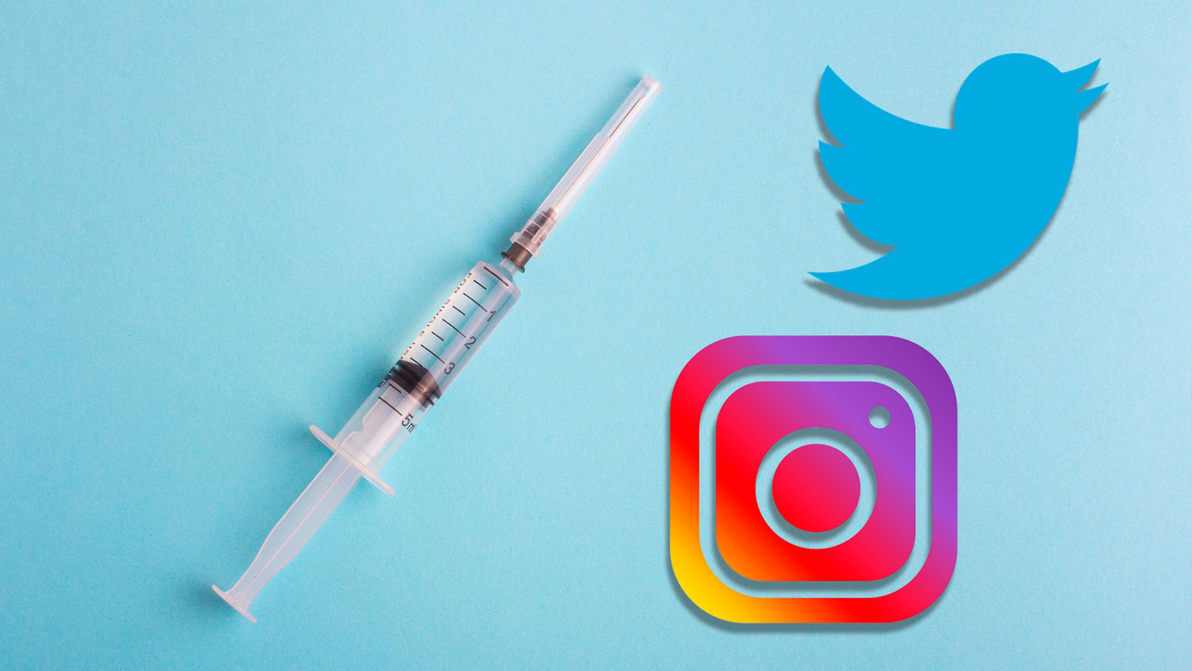 Twitter e Instagram se alían contra los mitos antivacunas